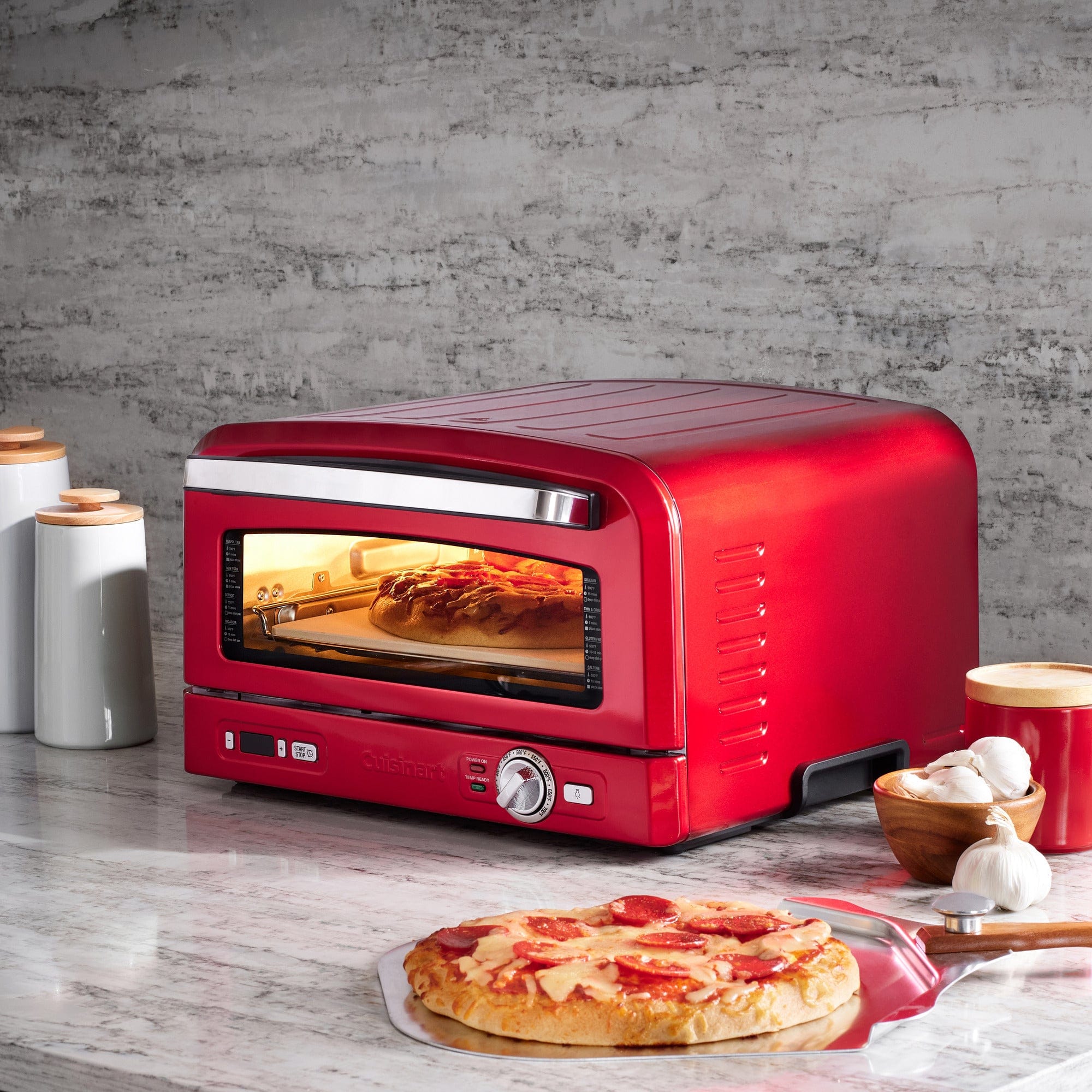 Cuisinart Indoor Pizza Oven, Red