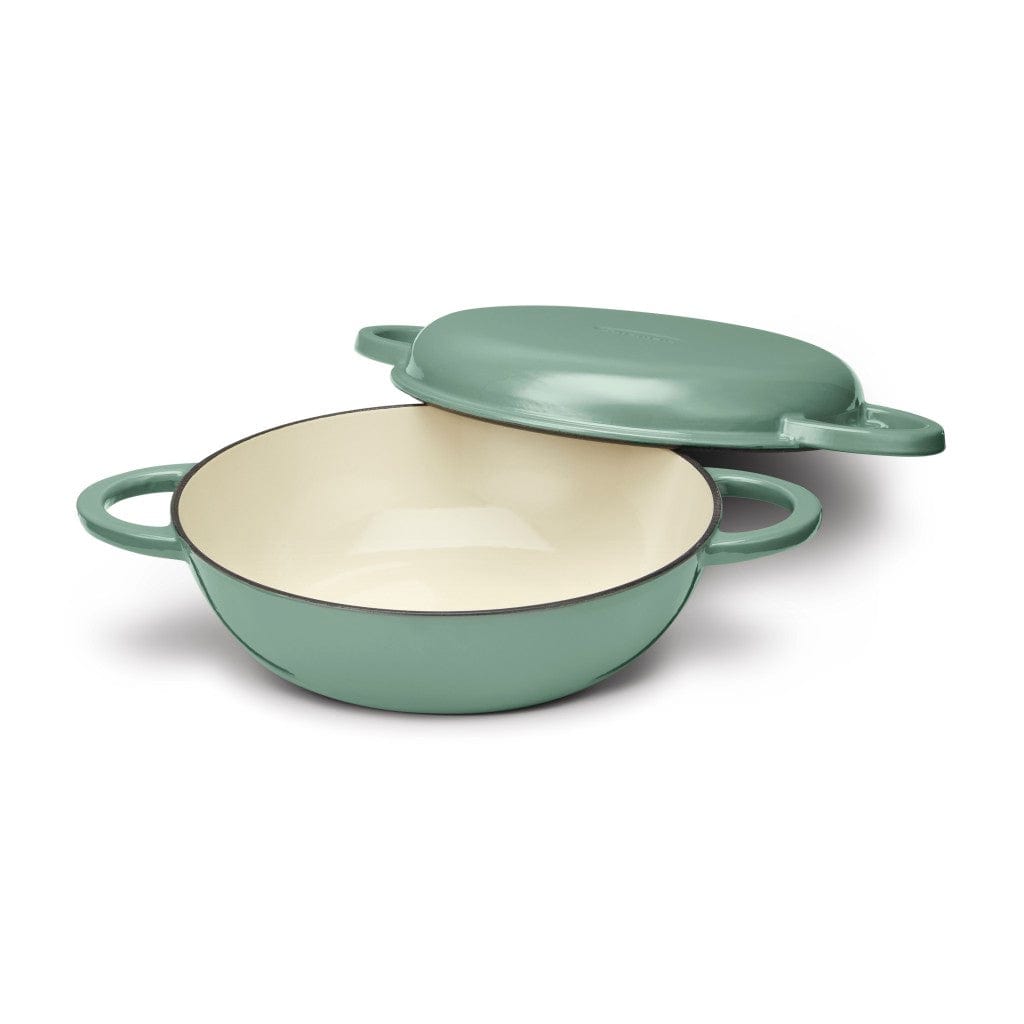 Cuisinart Chef's Classic™ Enameled 2-in-1 Cast Iron Multipurpose Set, Sage
