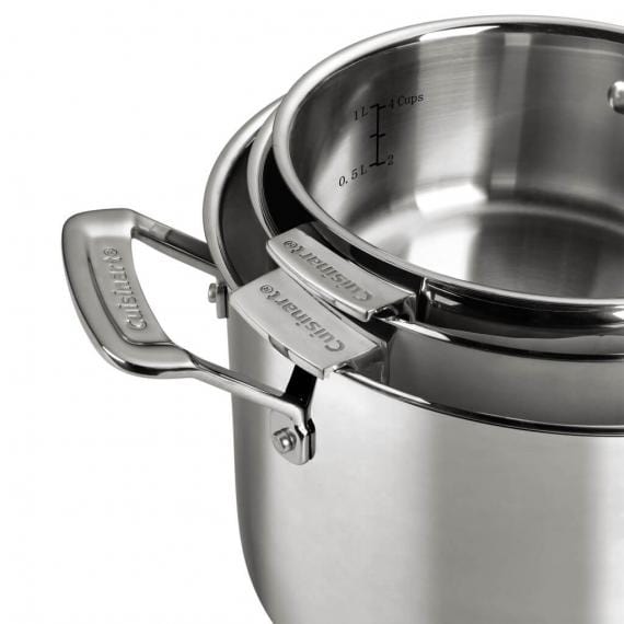 Cuisinart Smartnest Stainless Steel 11 Piece Set, Silver