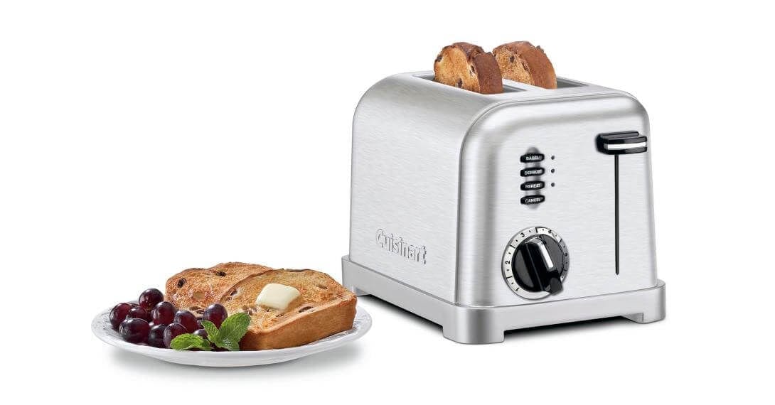 Cuisinart 2 Slice Metal Classic Toaster, Silver