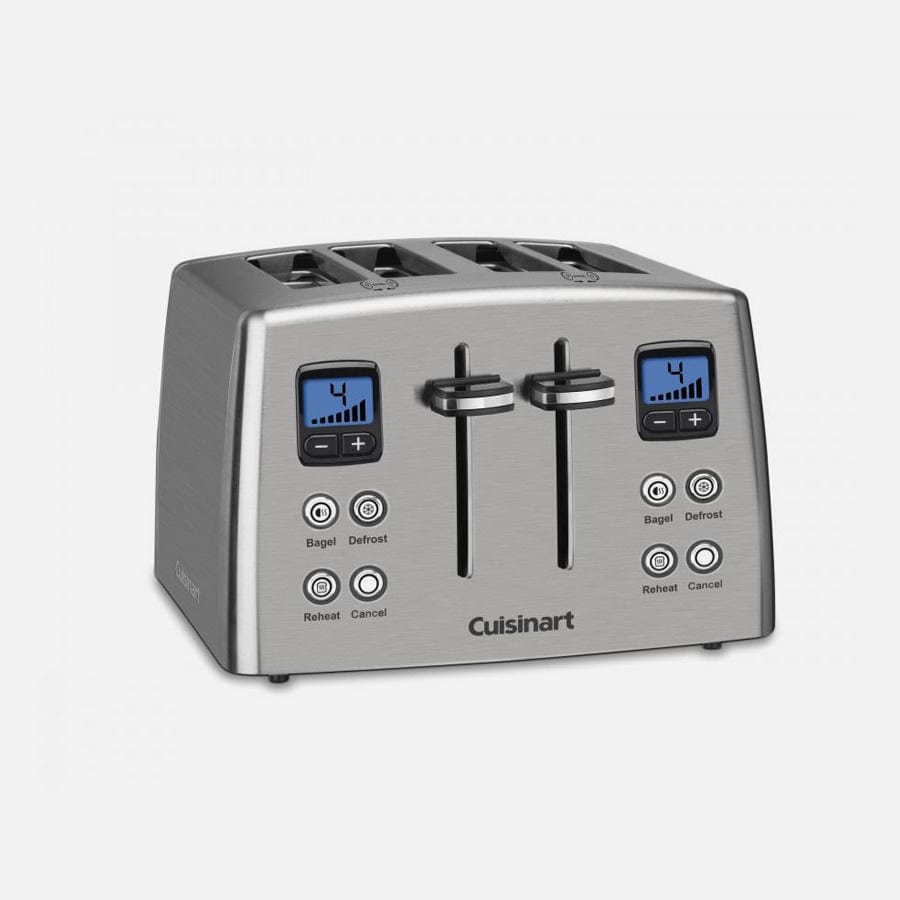 Cuisinart 4 Slice Countdown Metal Toaster, Silver