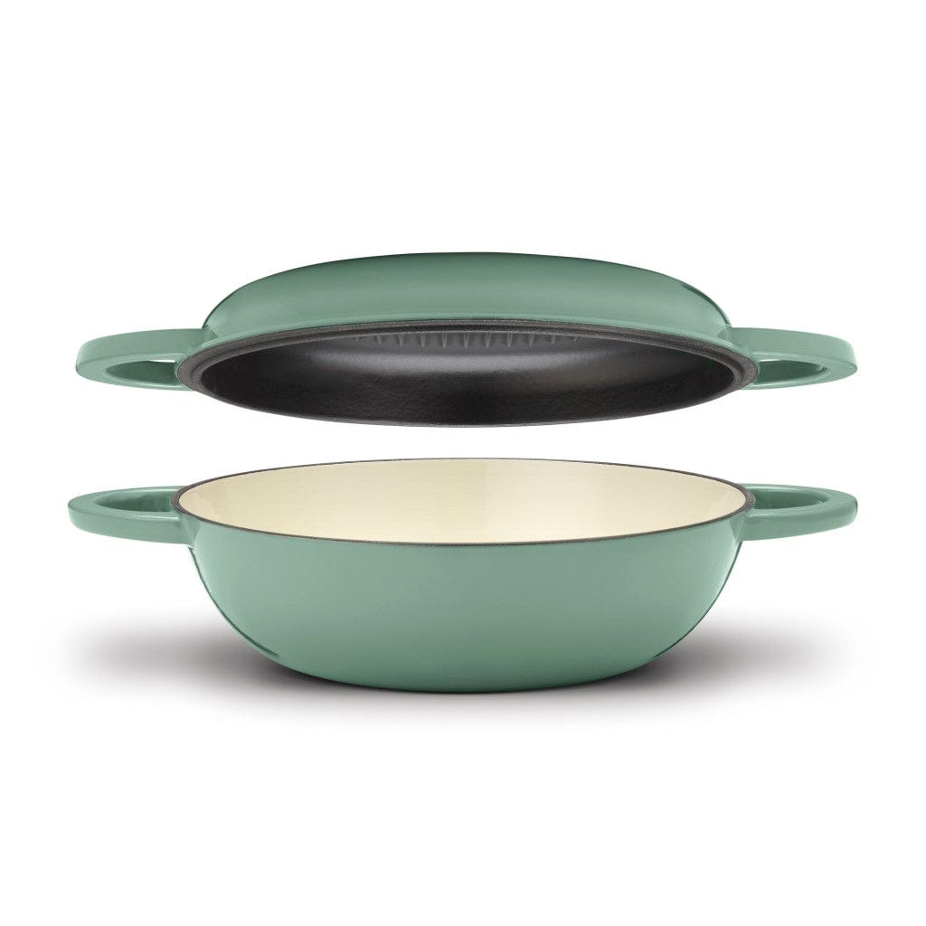 Cuisinart Chef's Classic™ Enameled 2-in-1 Cast Iron Multipurpose Set, Sage