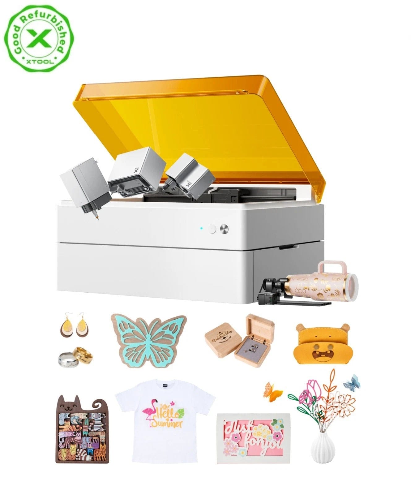 xTool M1 Ultra 10W Laser Engraver, Printing Machine, Rotary Bundle - Certified Refurbished