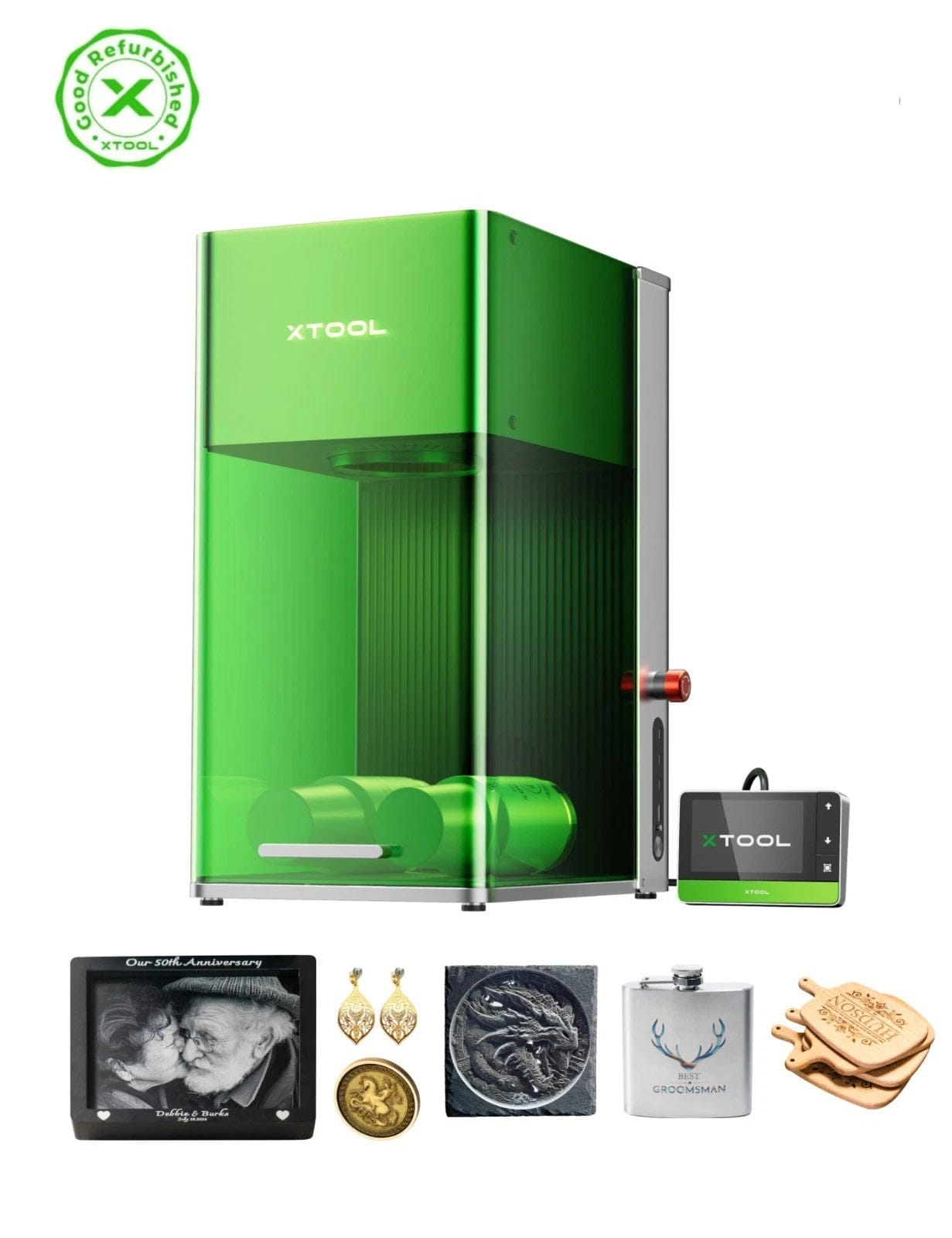 xTool F1 Ultra 20W Dual Laser Engraver & Cutter, 3D, Smart Camera - Certified Refurbished
