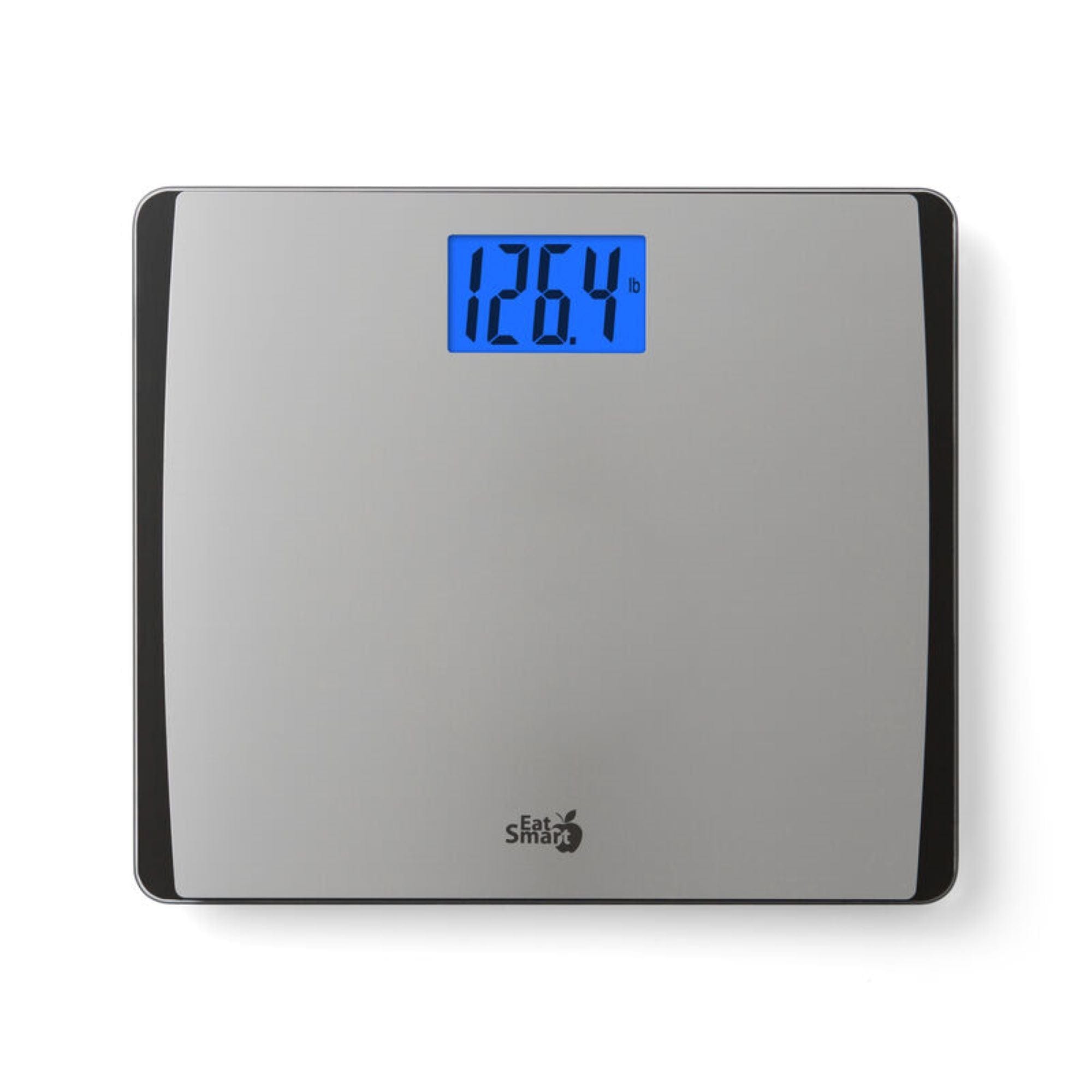 Eat Smart Precision 550 Pound Extra-High Capacity Digital Bathroom Scale for Body Weight with Extra-Wide Platform, Stainless Steel