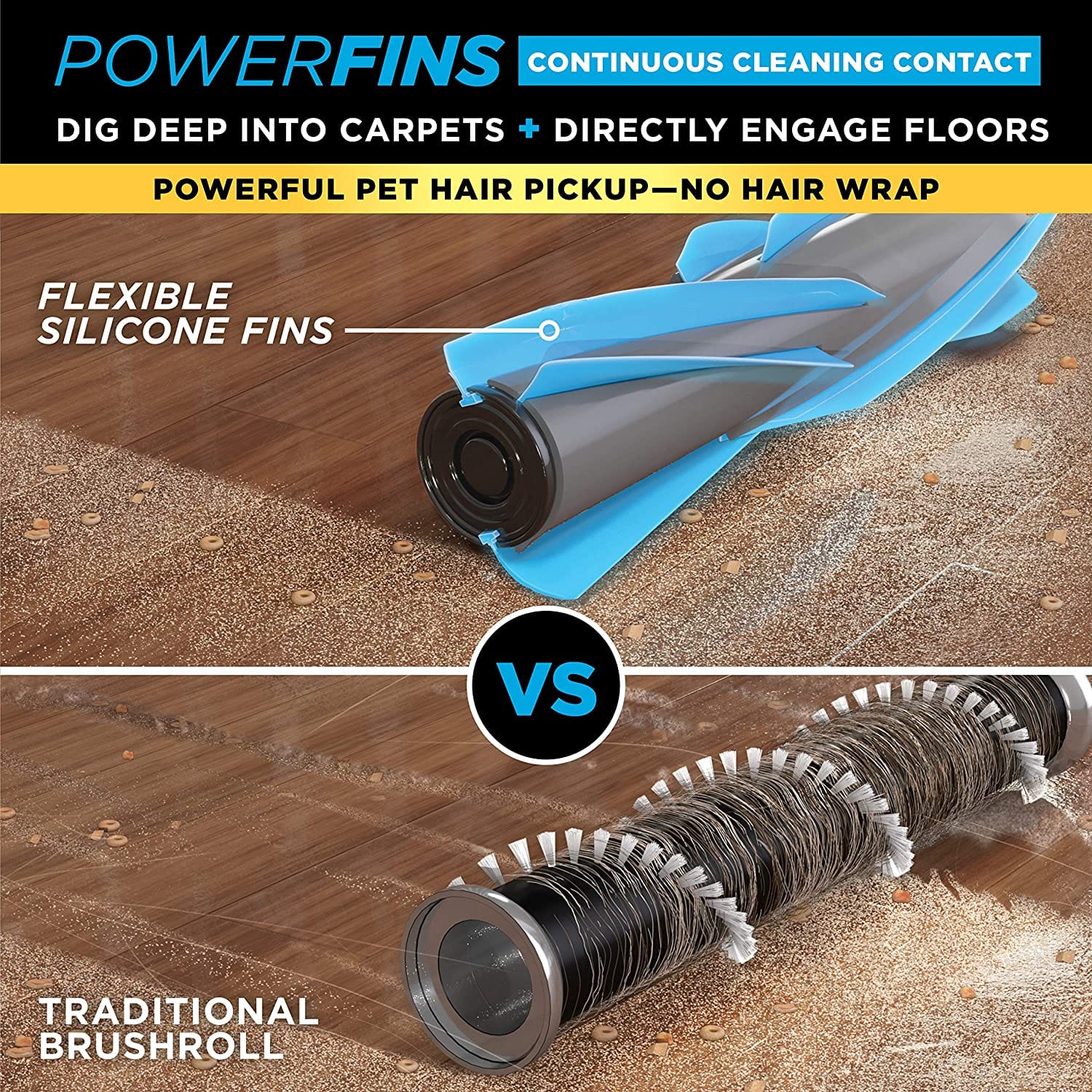 Shark Smart Mapping, Scheduling, Pet Hair Pick Up, Logical Navigation Carpet AI Robot Vacuum, Black/Silver