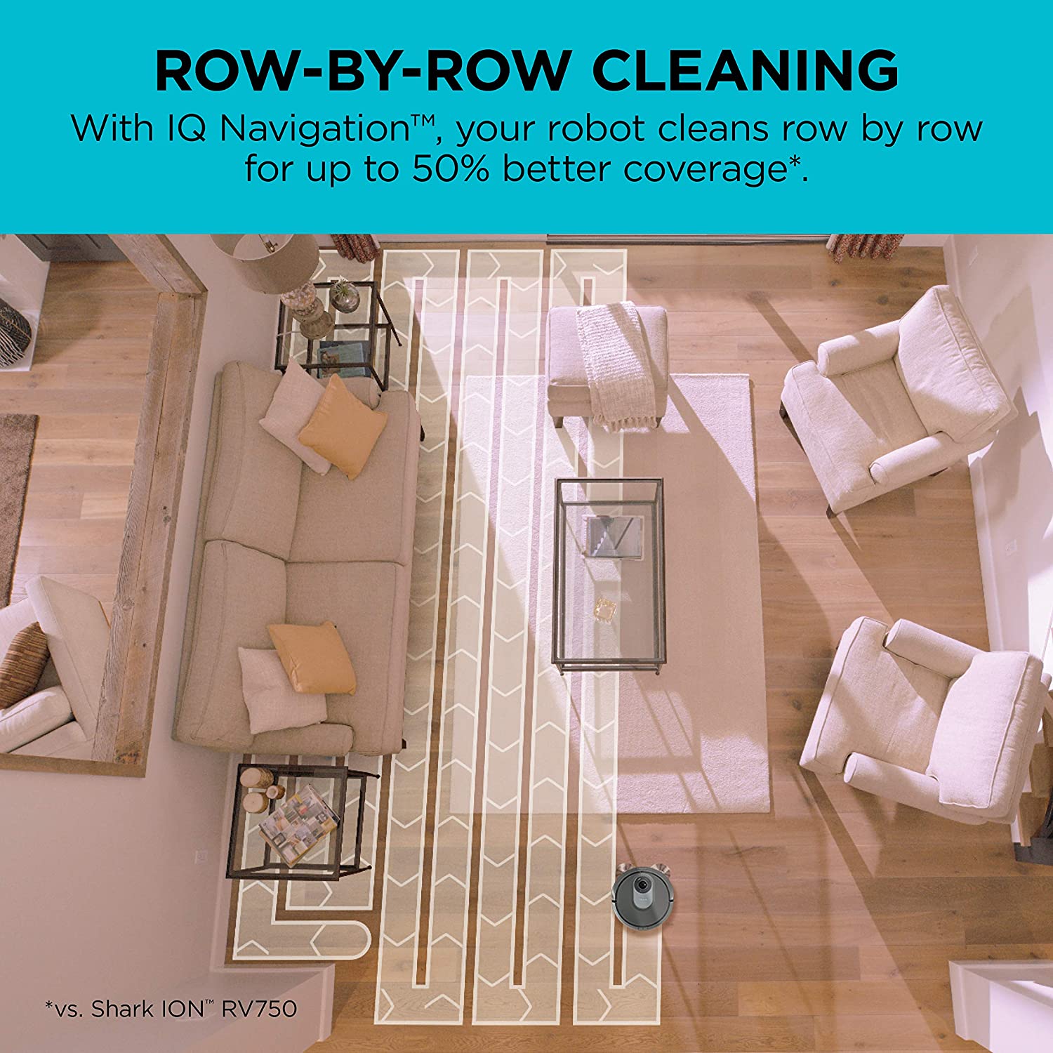 Shark Smart Mapping, Scheduling, Pet Hair Pick Up, Logical Navigation Carpet AI Robot Vacuum, Black/Silver