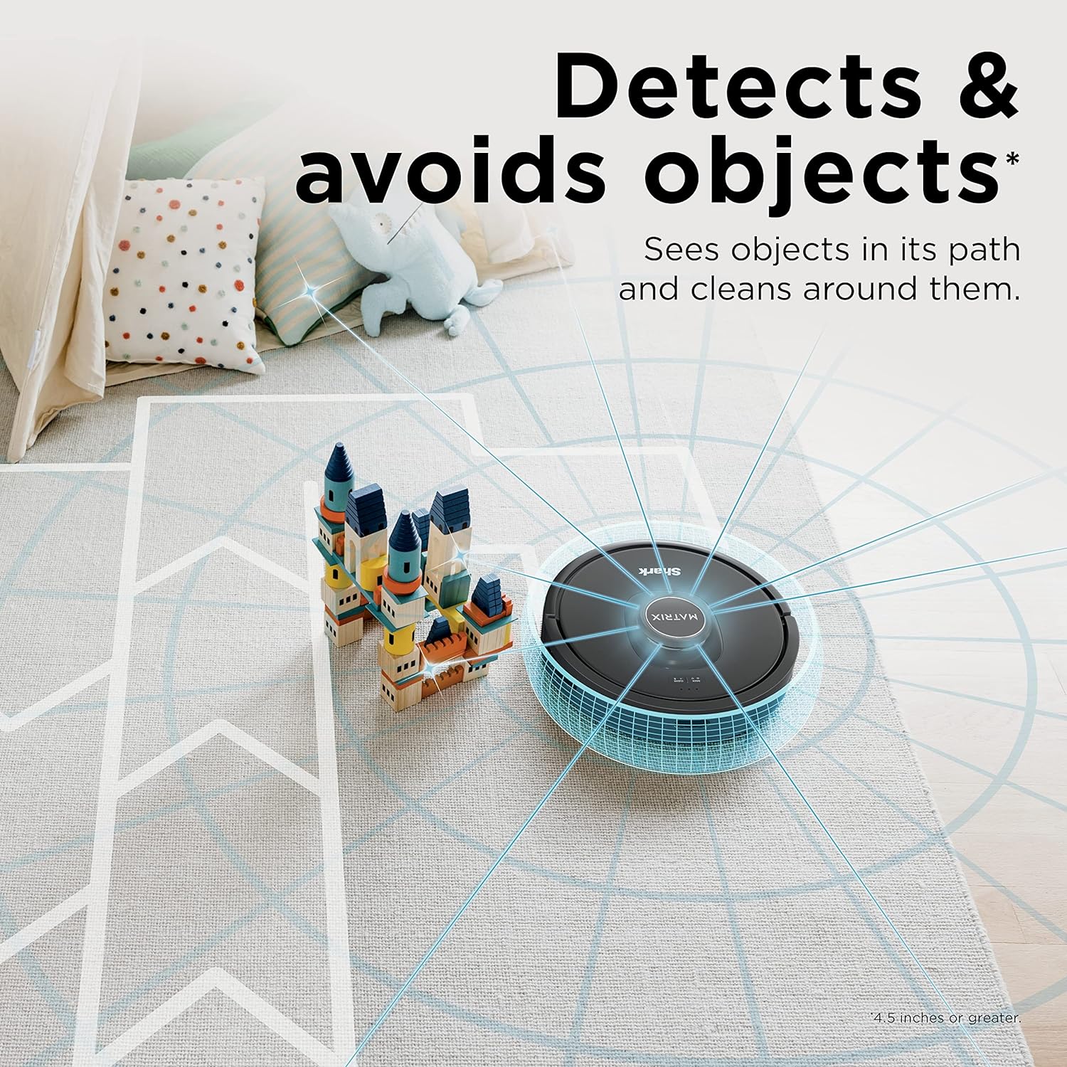 Shark Matrix Robot Vacuum for Carpets and Hardfloors with Self-Cleaning Brushroll and Precision Mapping - Open Box