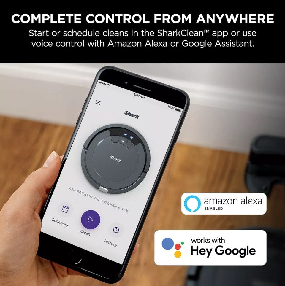 Shark ION Wi-Fi Connected Robot Vacuum, Tri-Brush System