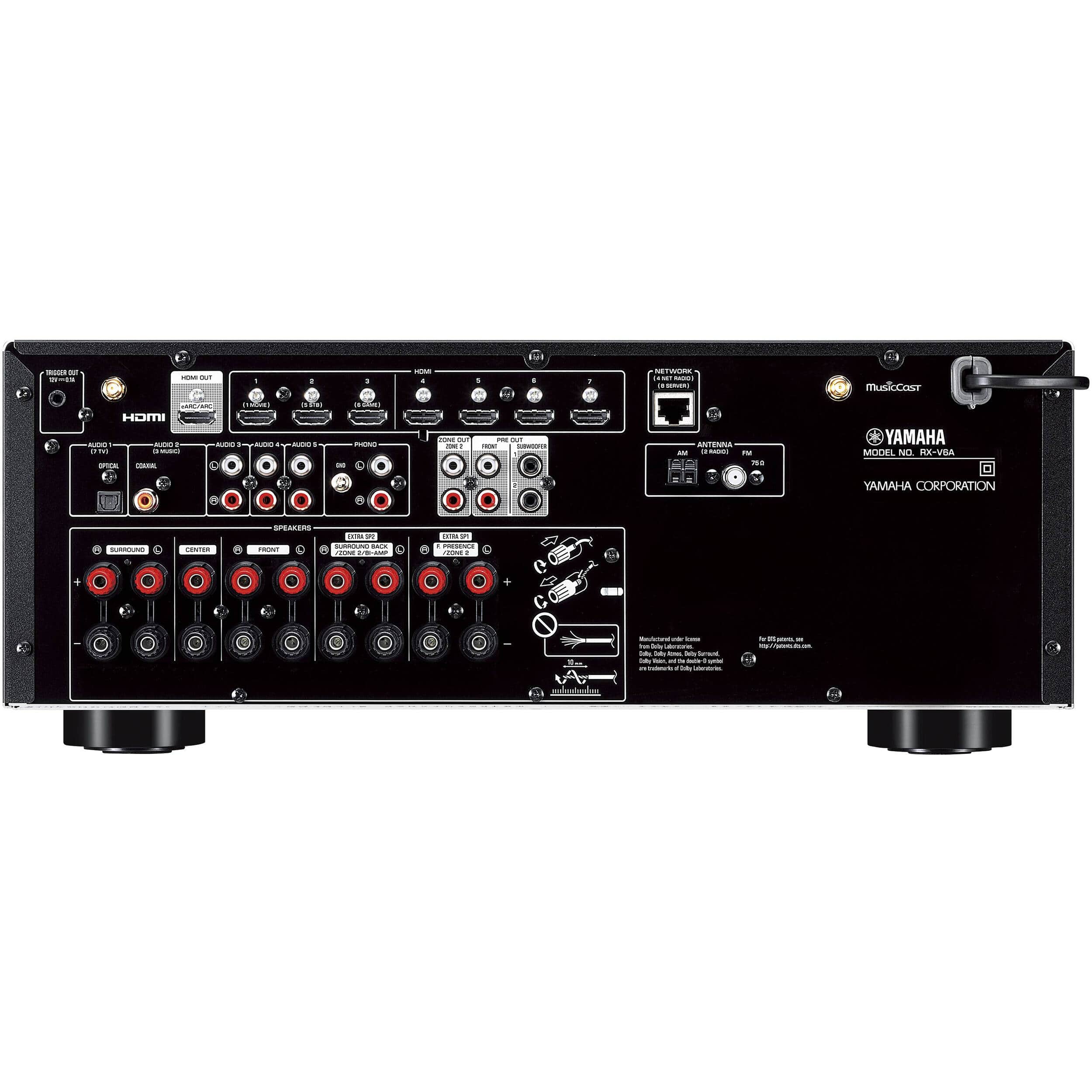 Yamaha 7.2-Ch. 100 Watt AV Receiver with Bluetooth, HDMI & Wifi - Certified Refurbished