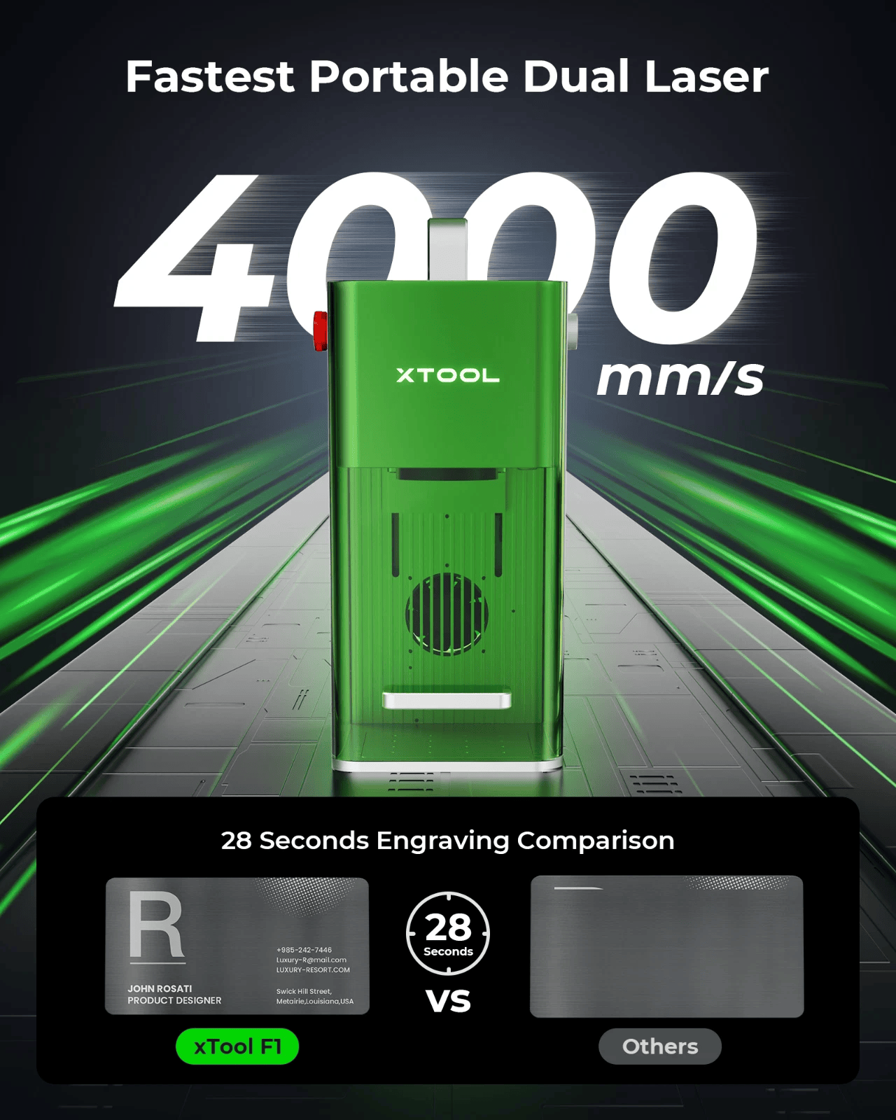 xTool F1 Fast and Portable Laser Engraver