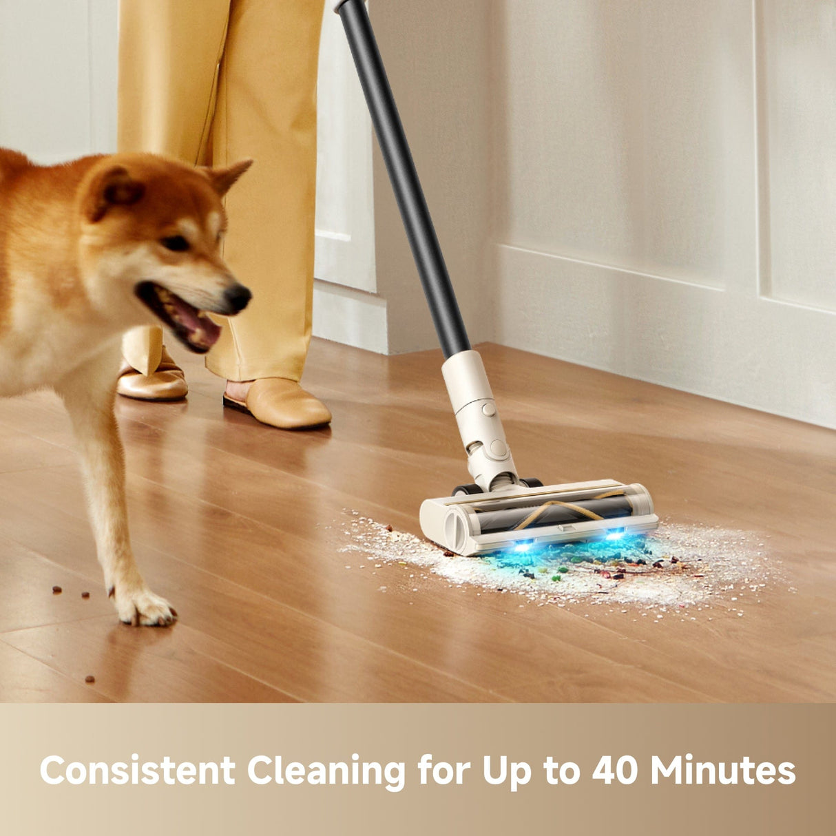 MOVA S1 Detect Cordless Vacuum Cleaner, 3-in-1 Lightweight Stick Vacuum for Hard Floor and Carpet