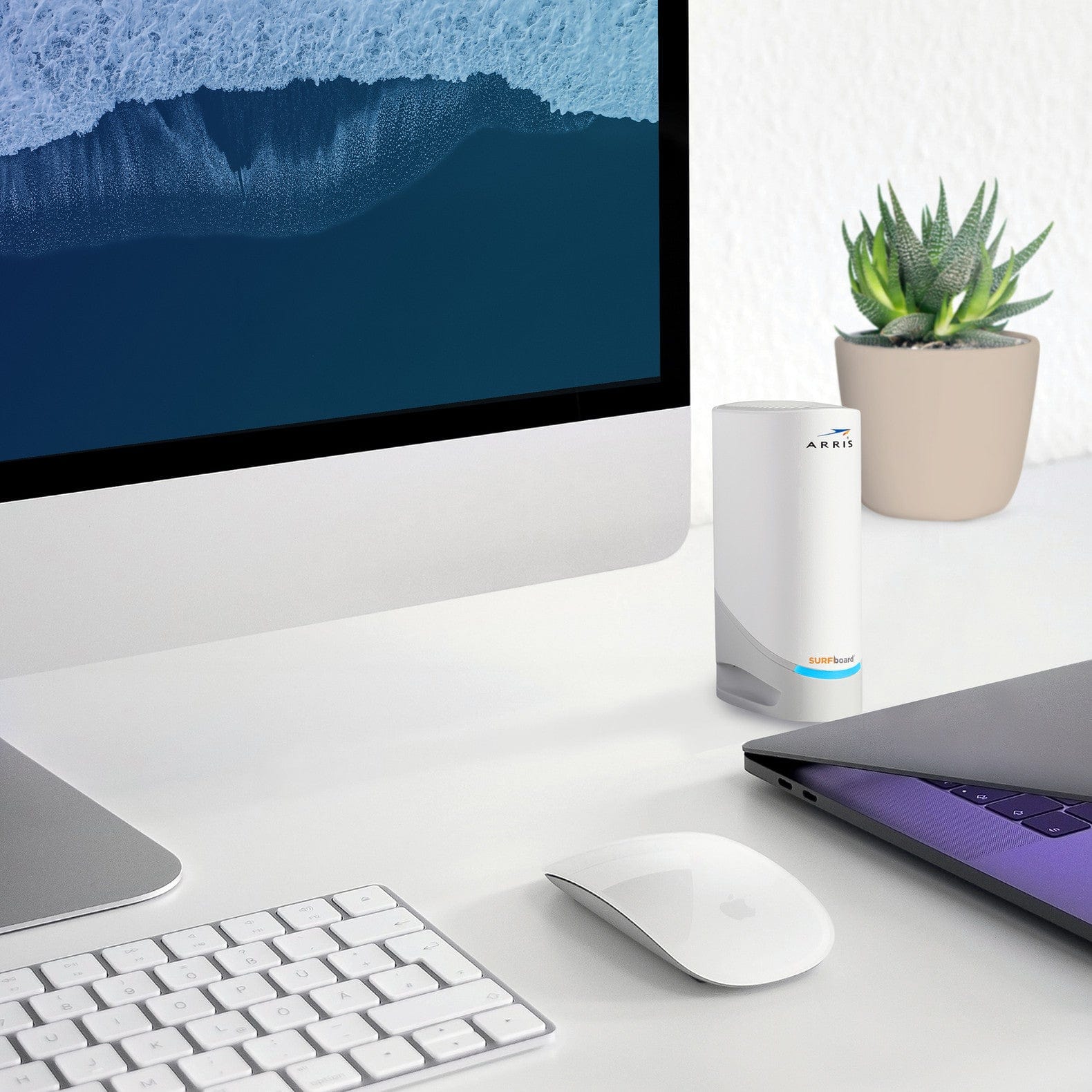 Arris S33 SURFboard Cable Modem DOCSIS 3.1 Multi-Gigabit WiFi Max Internet Speed 2.5 Gbps