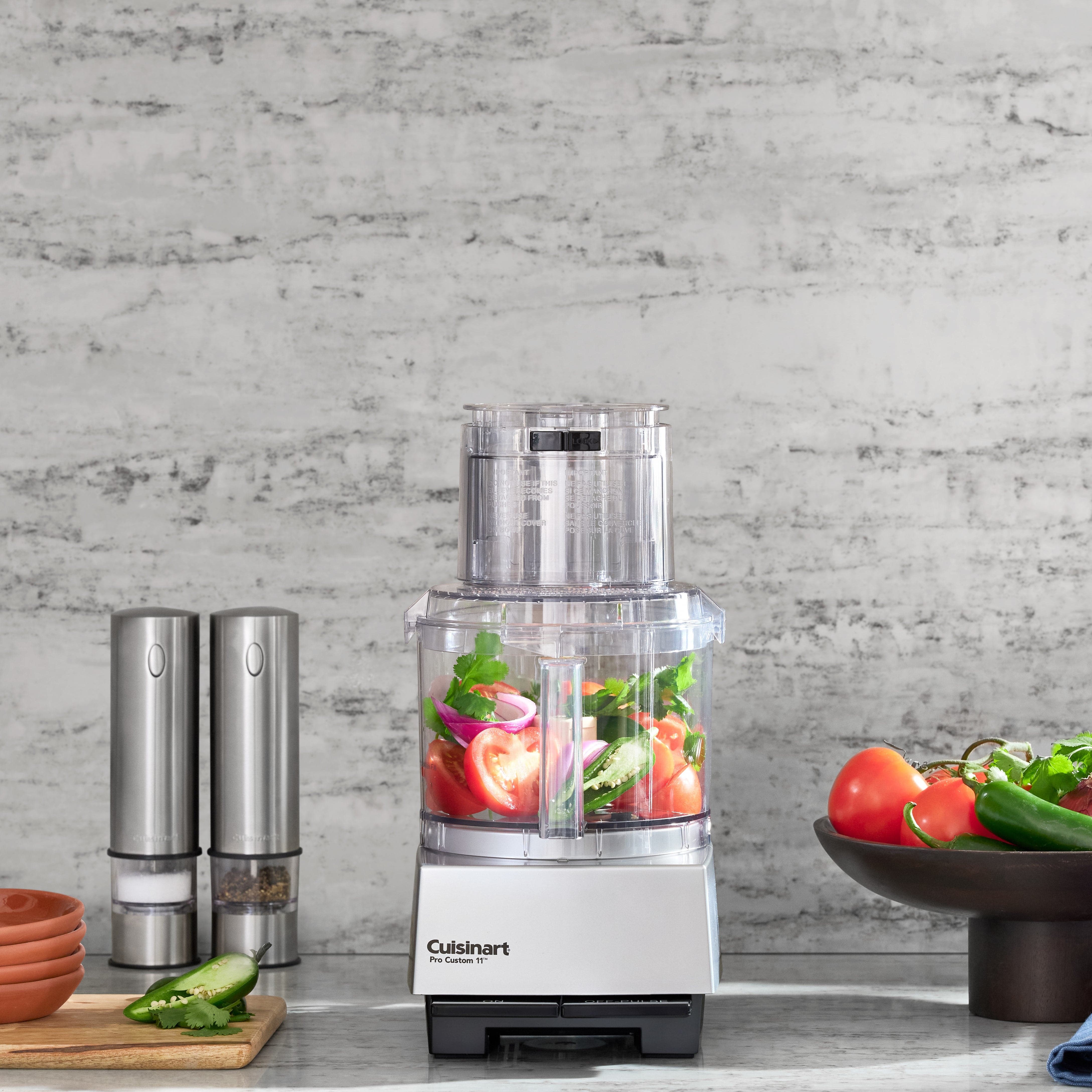 Cuisinart Pro Custom 11 Cup Food Processor, Brushed Chrome