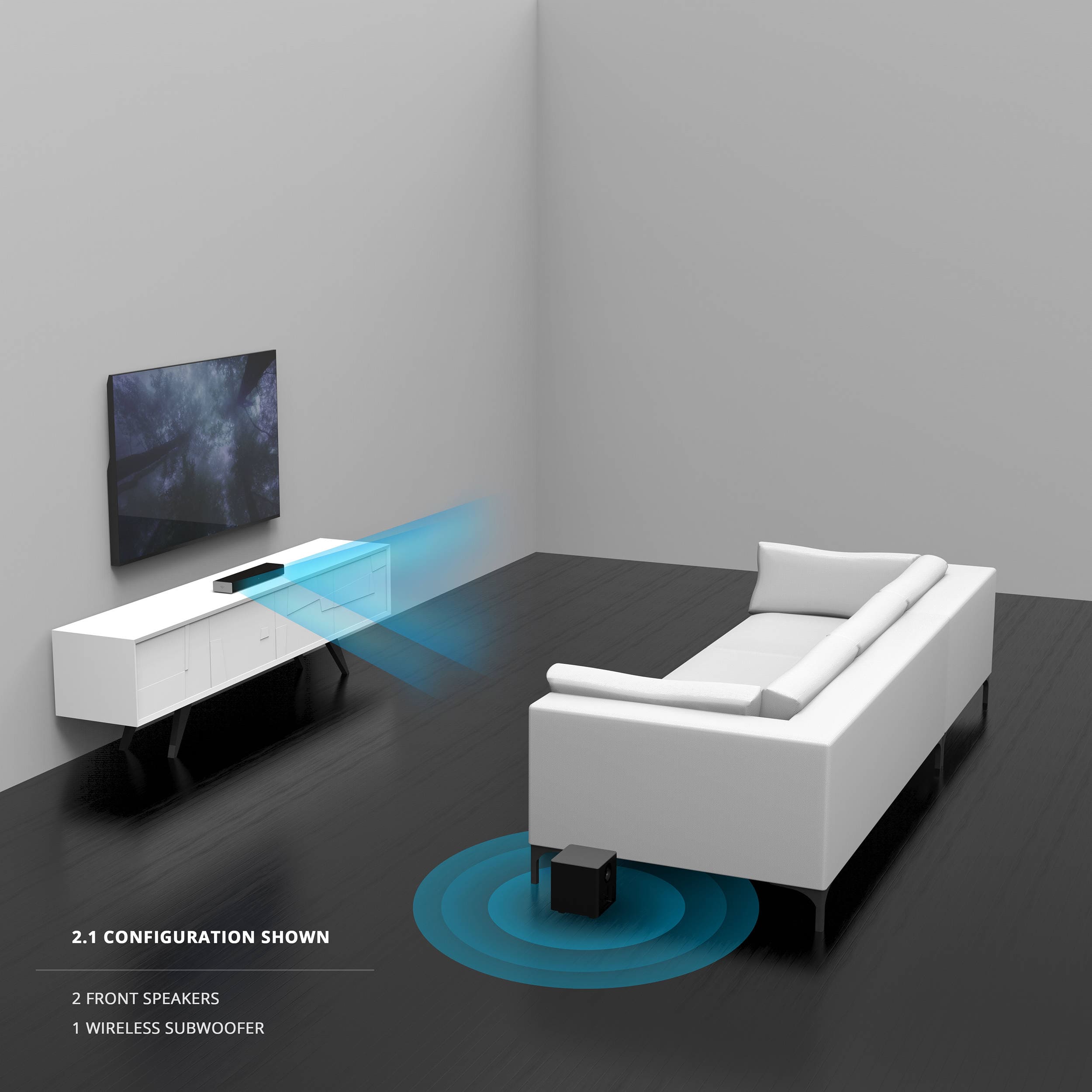 Vizio 20" G6 DTS Virtual:X 2.1 Ch SoundBar & Subwoofer System