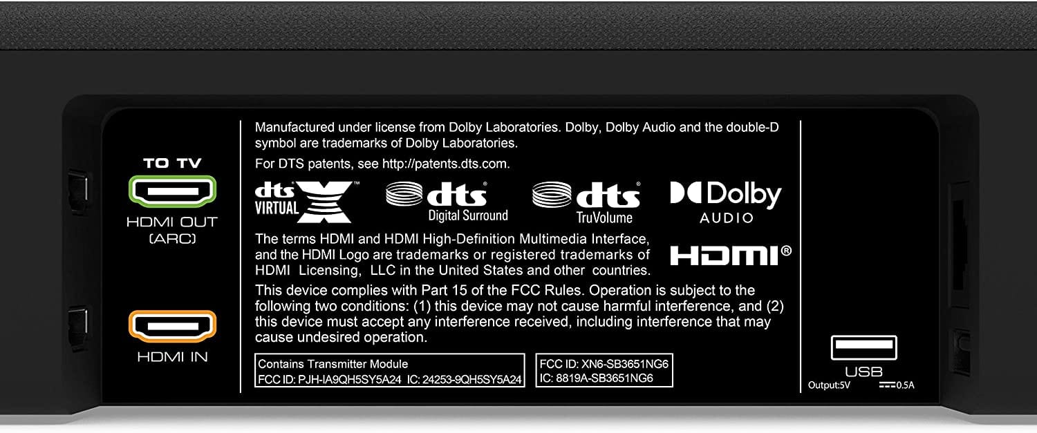 Vizio 36" 5.1 Sound Bar System - Certified Refurbished