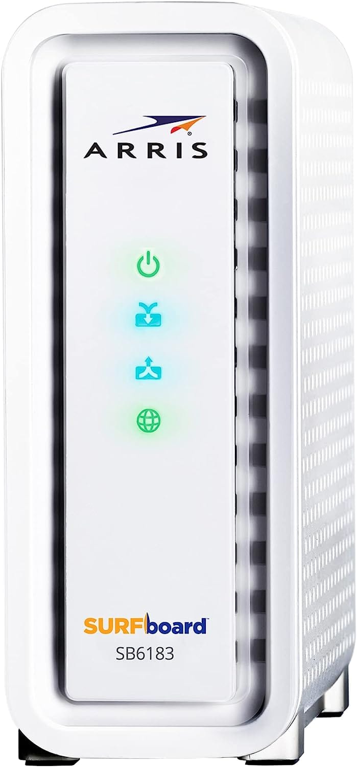 ARRIS Cable Modem DOCSIS 3.0 16x4 Gigabit 1 Gbps Port 400 Mbps Max Speed - Certified Refurbished