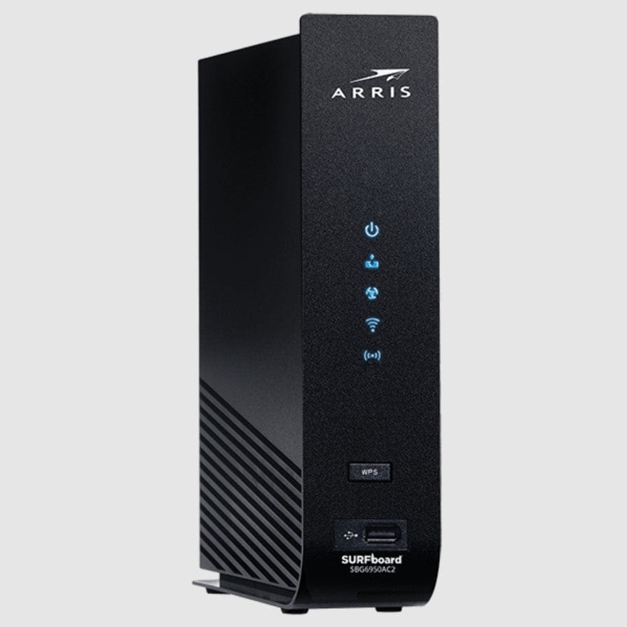 Arris SBG6950AC2 SURFboard DOCSIS 3.0 Cable Modem & AC1900 Wi-Fi Router 400 Mbps Max Speed - Certified Refurbished