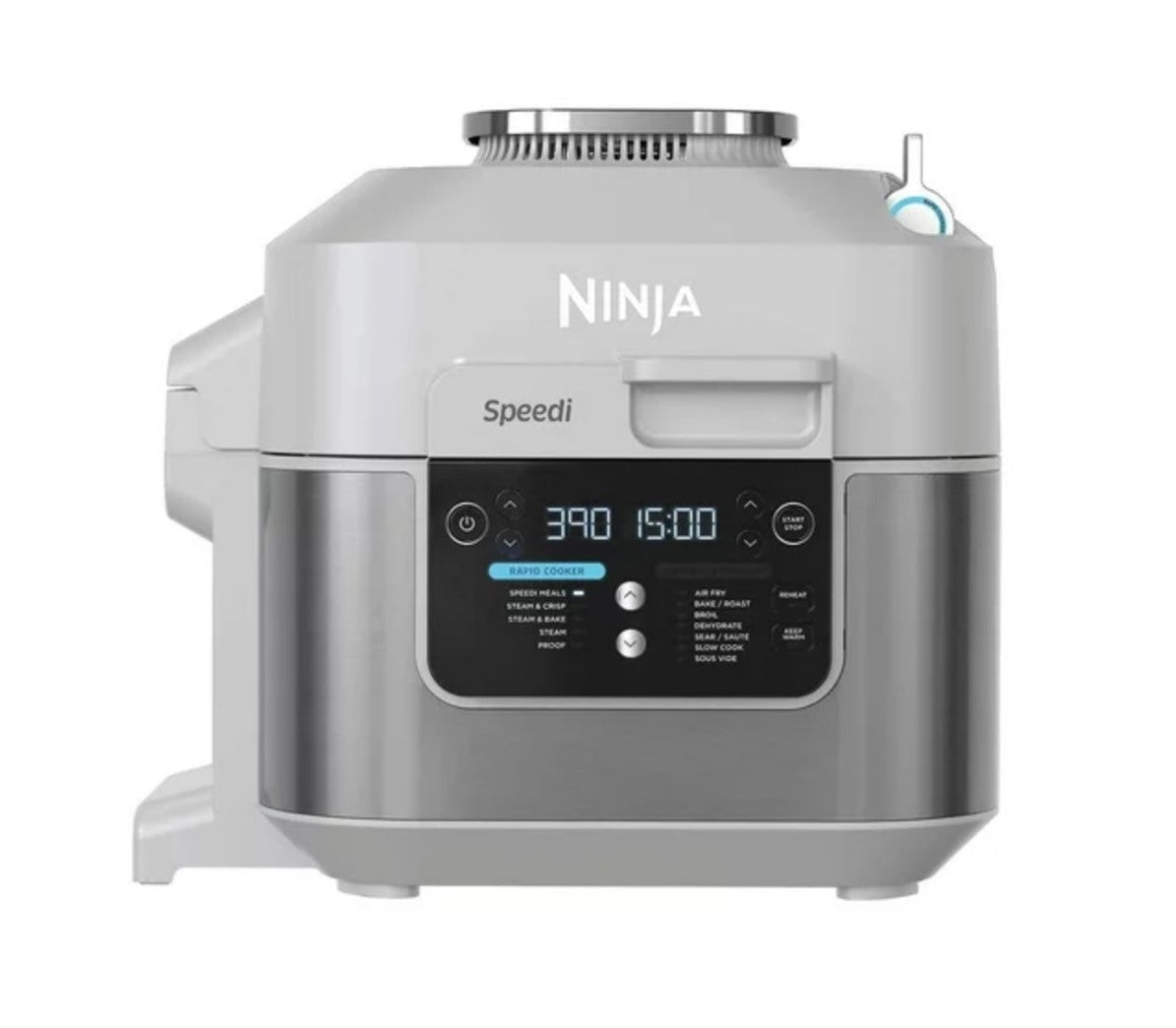 Ninja SF301 6-Quart 12-in-1 Functions All In One Pot Speedi Rapid Cooker & Air Fryer, Gray