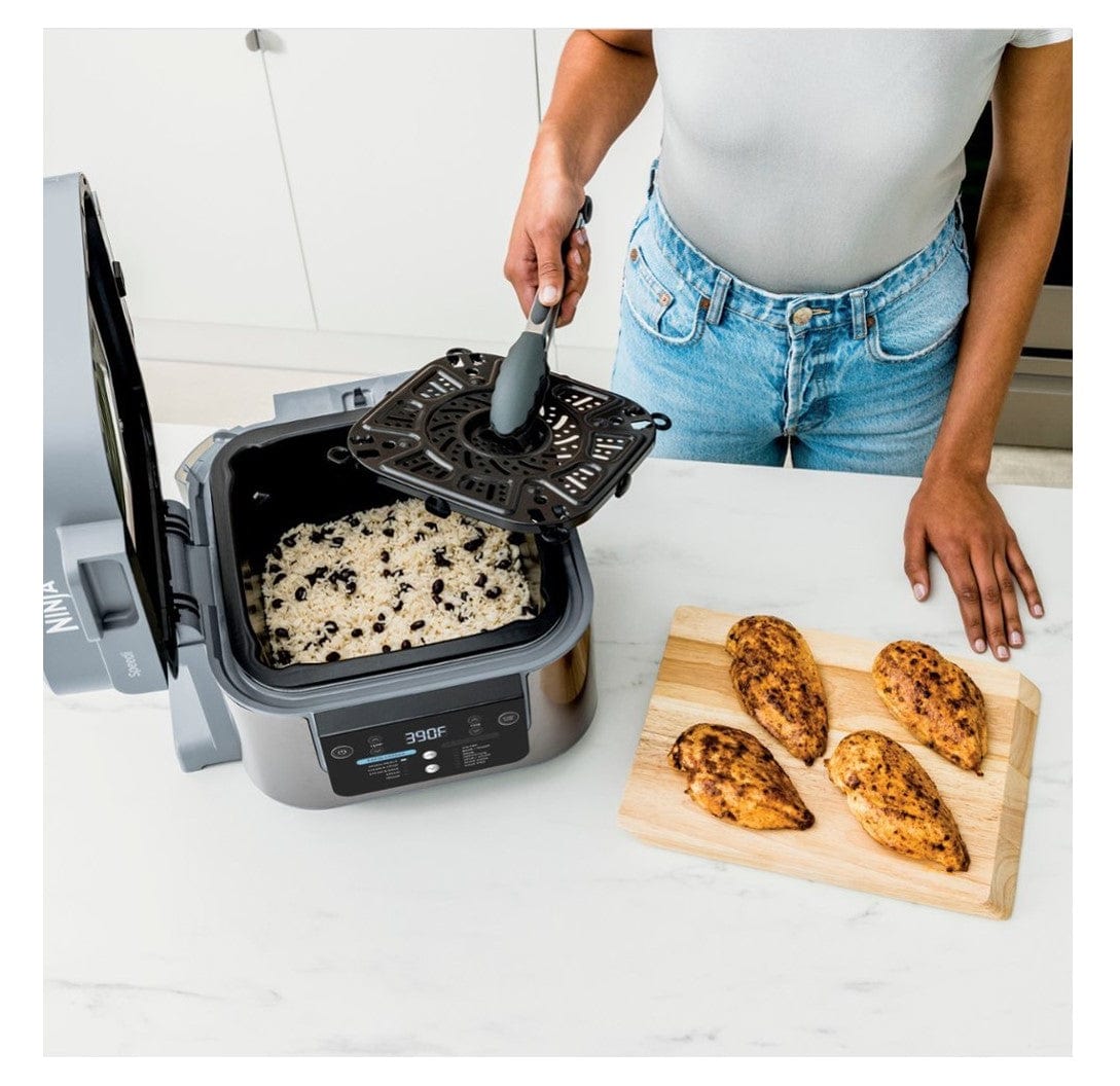 Ninja 6-Quart 12-in-1 Functions All In One Pot Speedi Rapid Cooker & Air Fryer, Gray