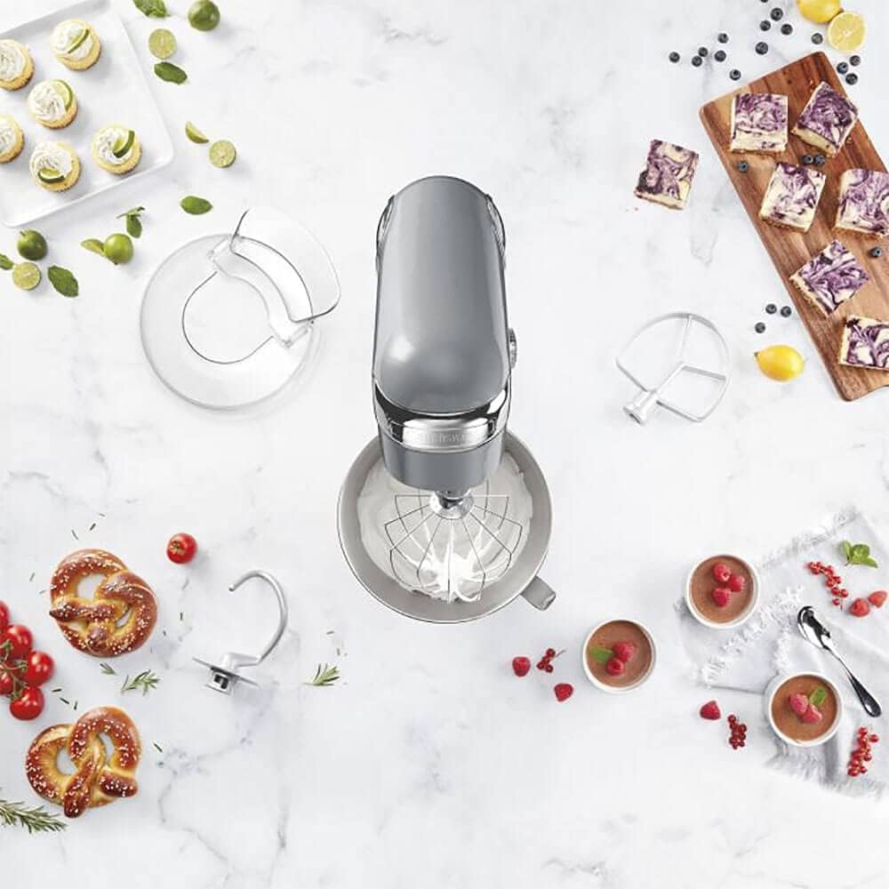 Cuisinart Precision Master 5.5-Quart 12-Speed Stand Mixer, Dove Gray - Certified Refurbished