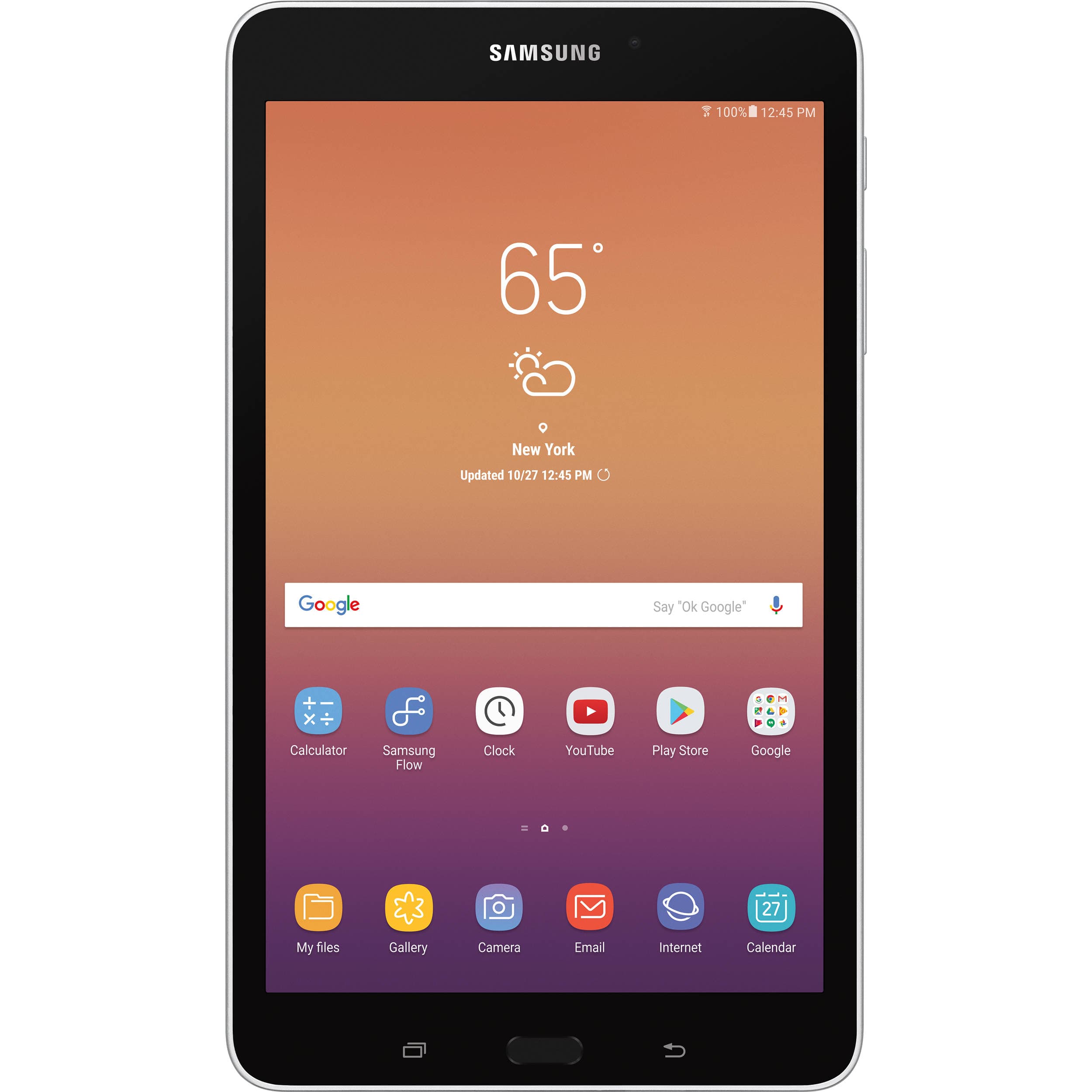 Samsung 8.0" Galaxy Tab A 32GB Wi-Fi Android Tablet Silver - Certified Refurbished