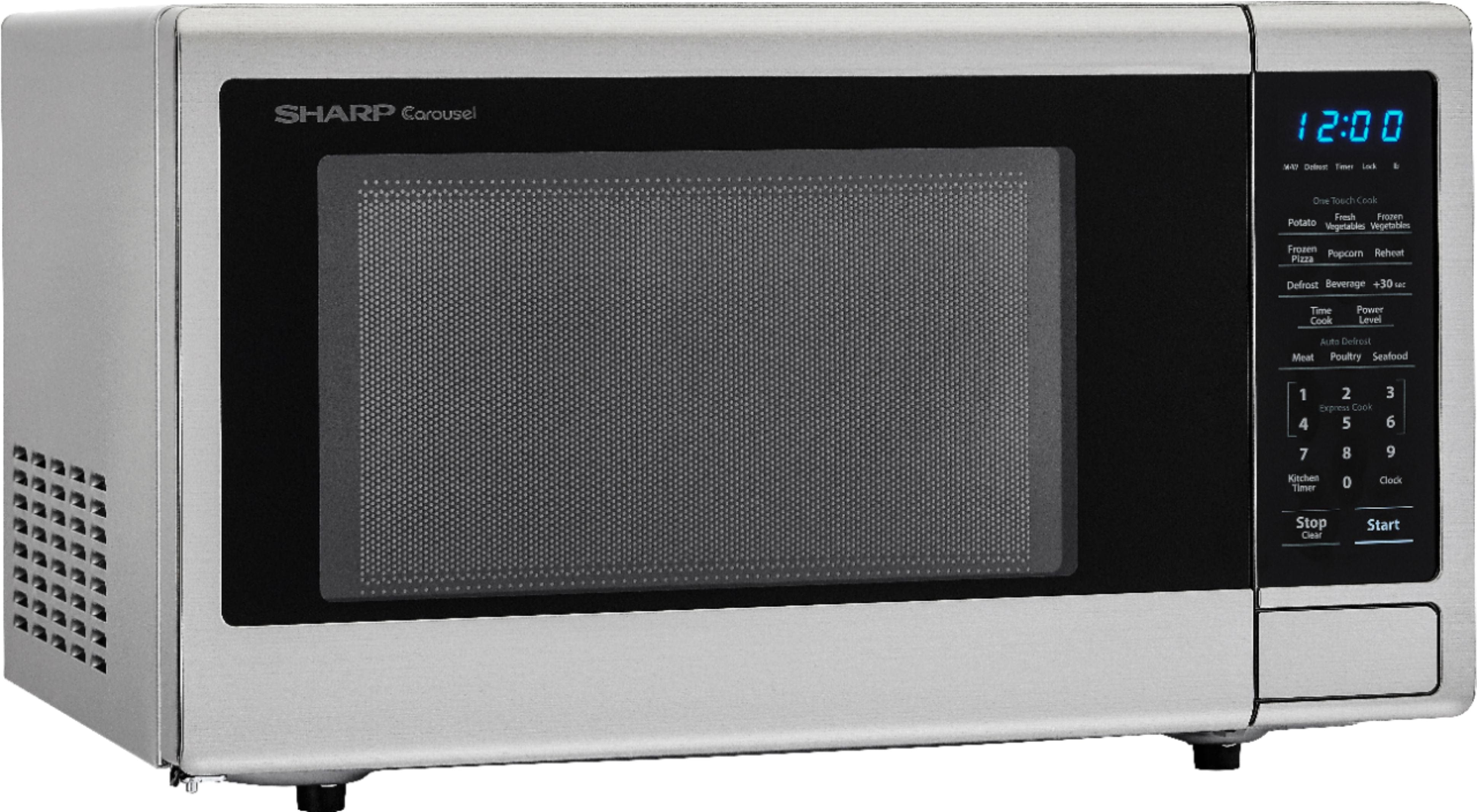 Sharp 1.8 CF 1,100W Stainless Steel Countertop Microwave Oven - Certified Refurbished