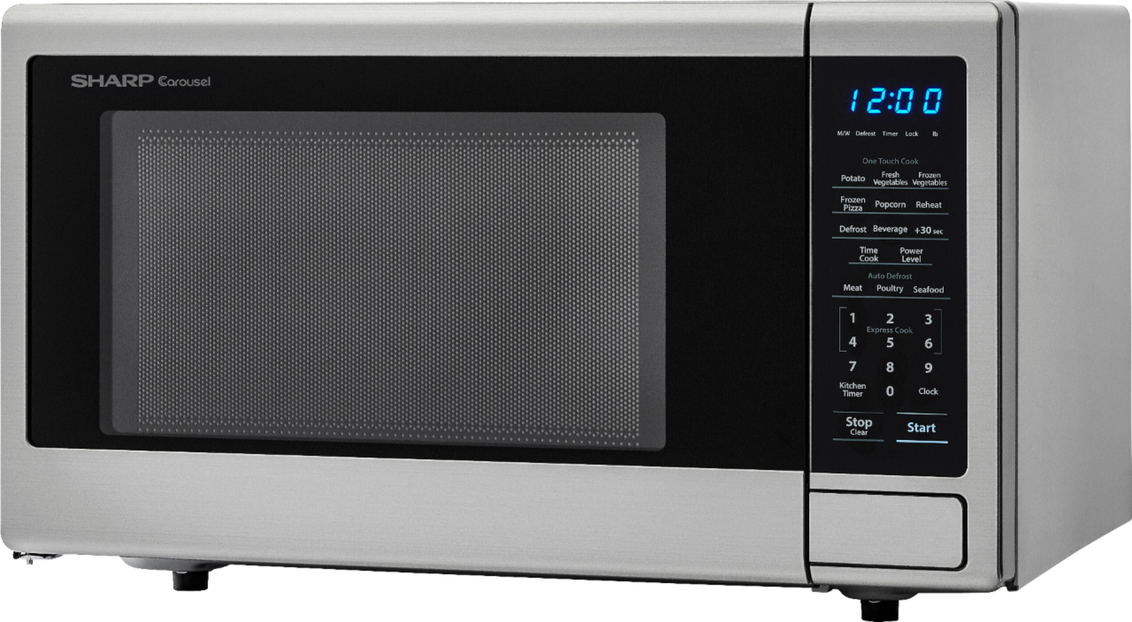Sharp 1.8 CF 1,100W Stainless Steel Countertop Microwave Oven - Certified Refurbished