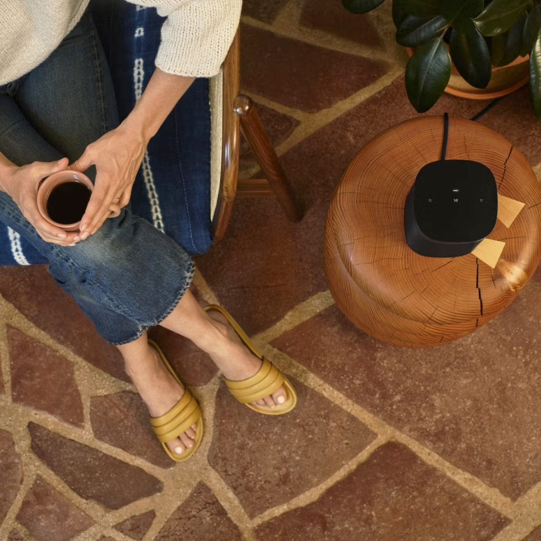 Sonos One SL Smart Connected Speaker, WiFi-Enabled, Stereo Sound, Black - Refurbished