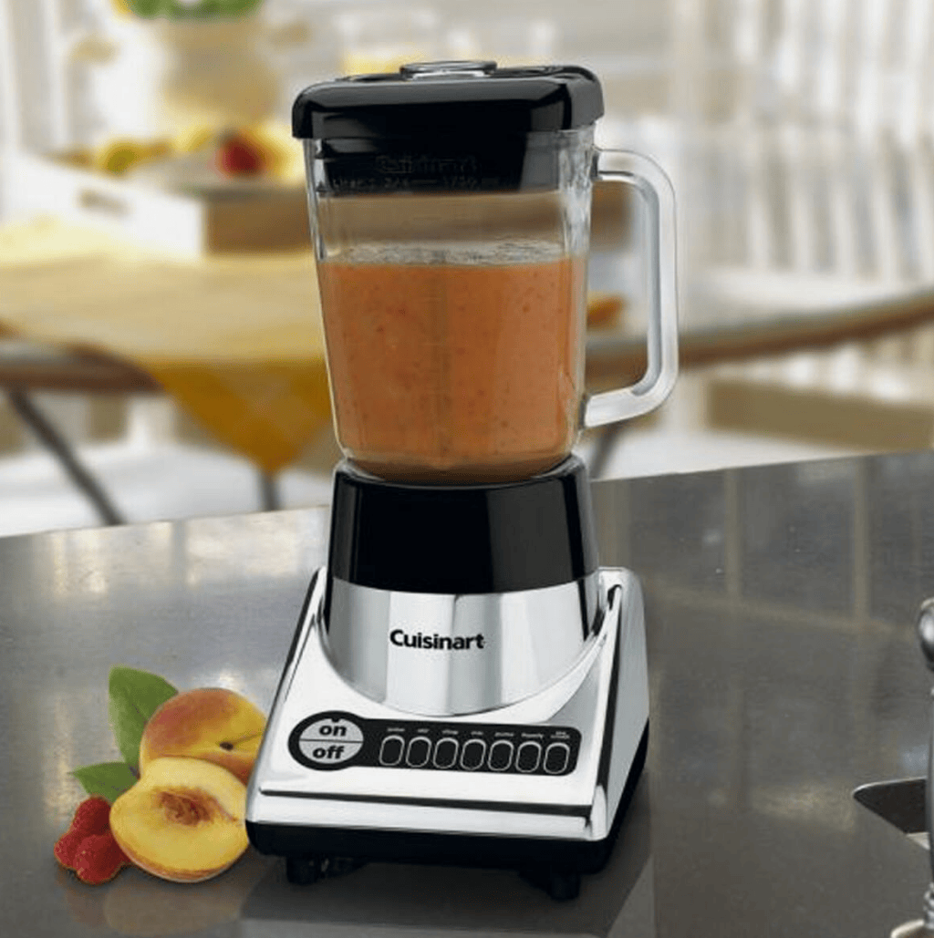 Cuisinart PowerBlend 600 Blender, Chrome/Black - Certified Refurbished
