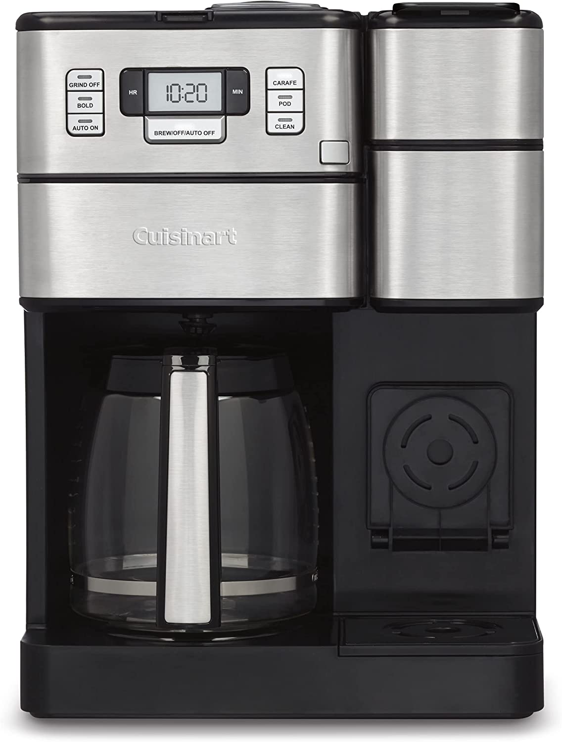 Cuisinart Coffee Center Grind + Brew Plus, Built-in Coffee Grinder Coffeemaker - Certified Refurbished