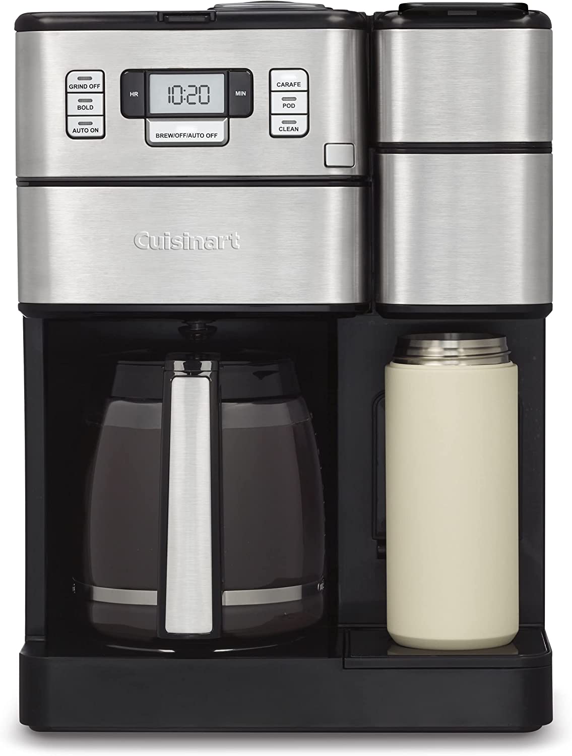 Cuisinart Coffee Center Grind + Brew Plus, Built-in Coffee Grinder Coffeemaker - Certified Refurbished