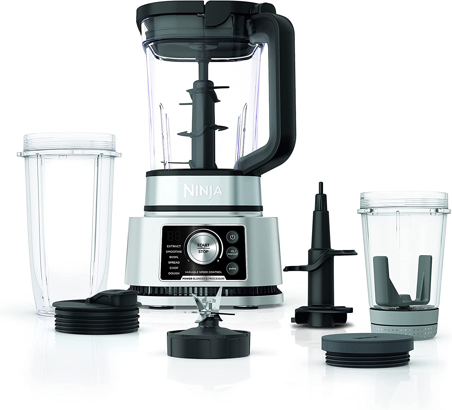 Ninja Foodi 72oz Power Blender & Processor System with Smoothie Bowl Maker & Nutrient Extractor