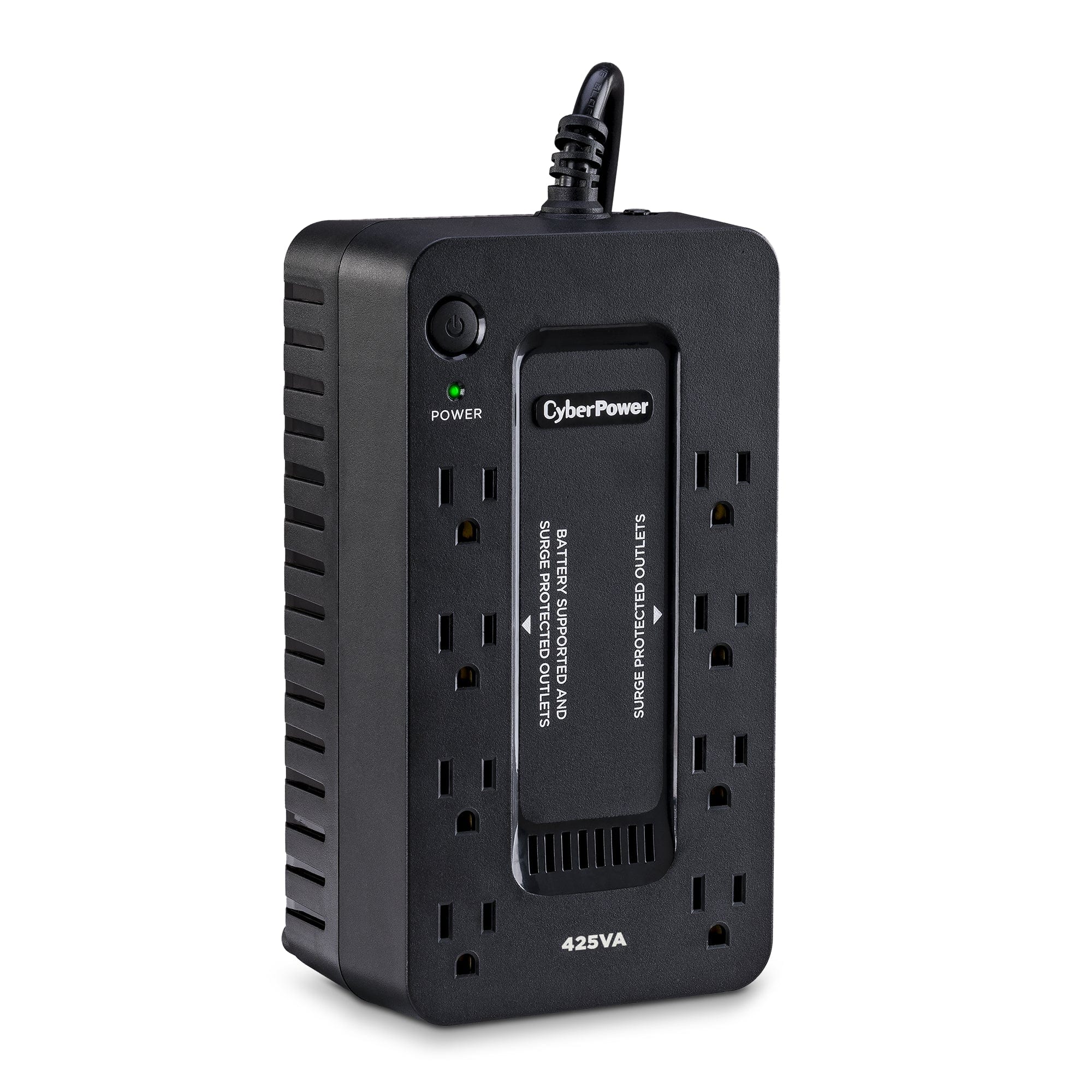 CyberPower Standby UPS System, 425VA/260W, 8 Outlets, Compact - Certified Refurbished