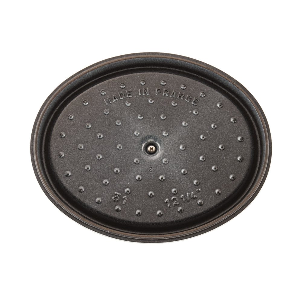 Staub Cast Iron 5.75-qt Coq au Vin Oval Cocotte, Dutch Oven - White