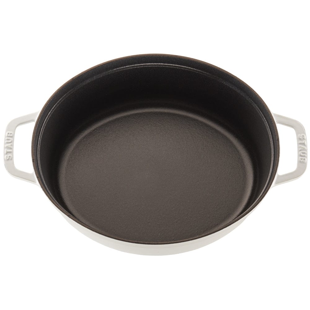 Staub Cast Iron 5.75-qt Coq au Vin Oval Cocotte, Dutch Oven - White