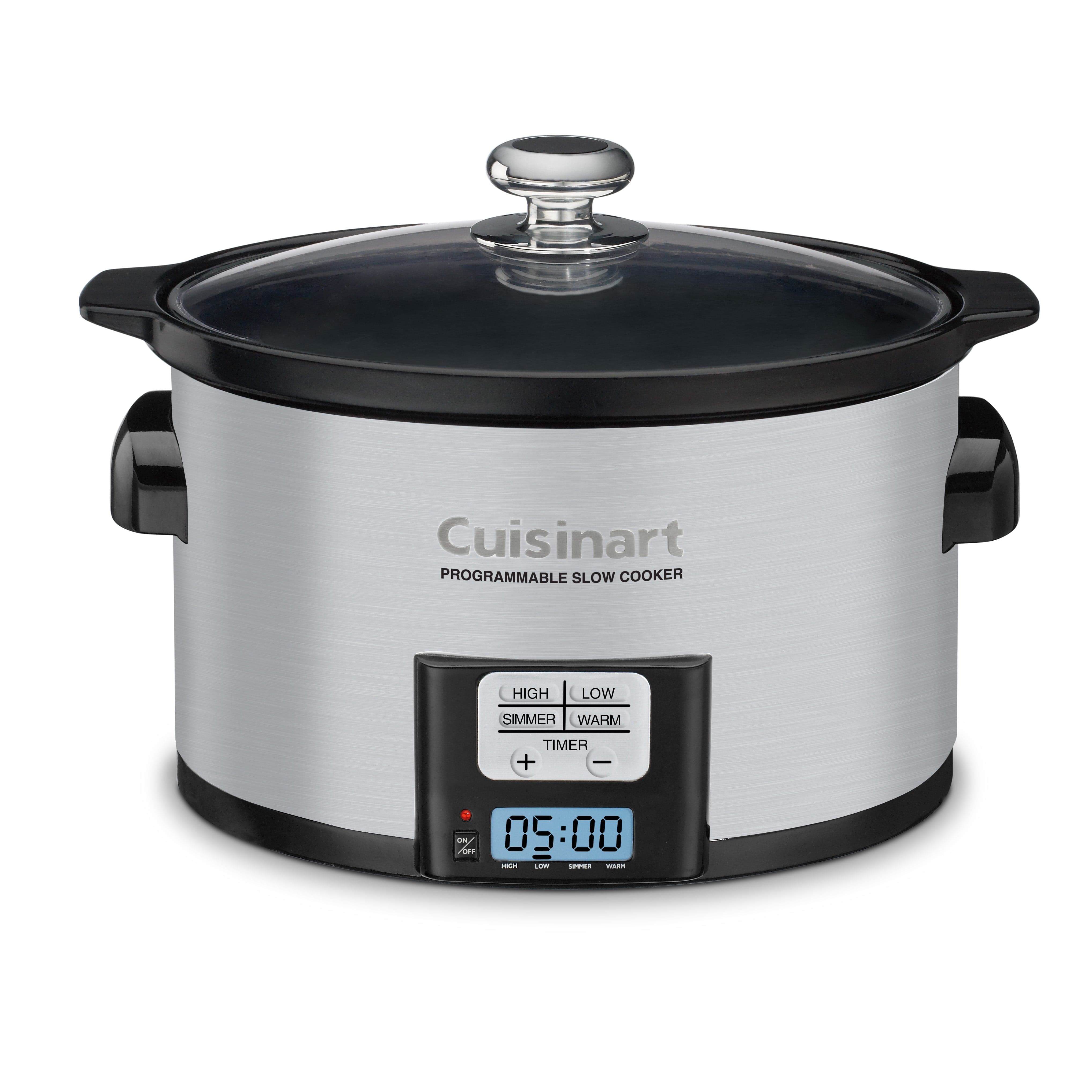 Cuisinart 3.5 Quart Programmable Slow Cooker, Silver