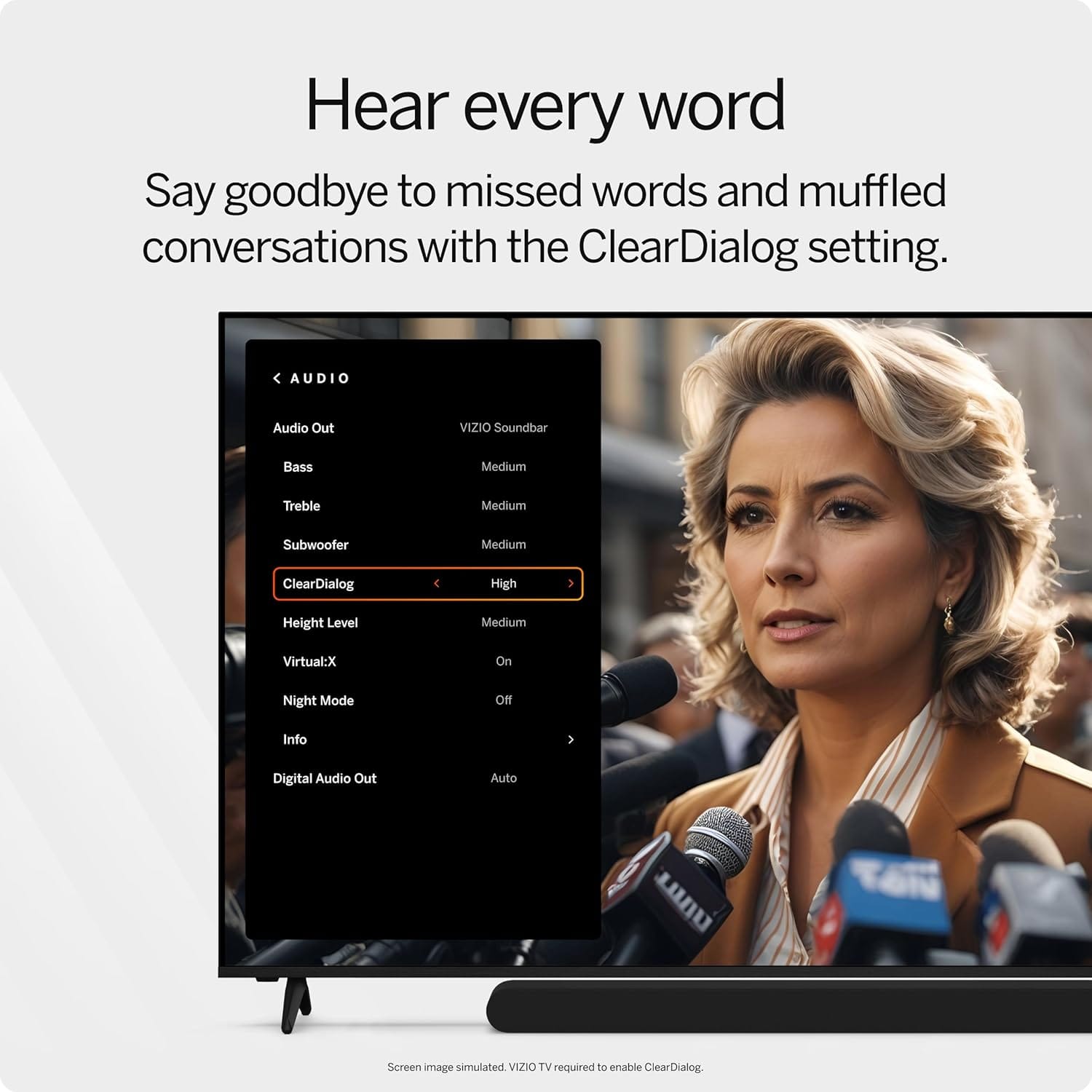 Vizio 30" 2.0 Channel Dolby Atmos Soundbar - Certified Refurbished