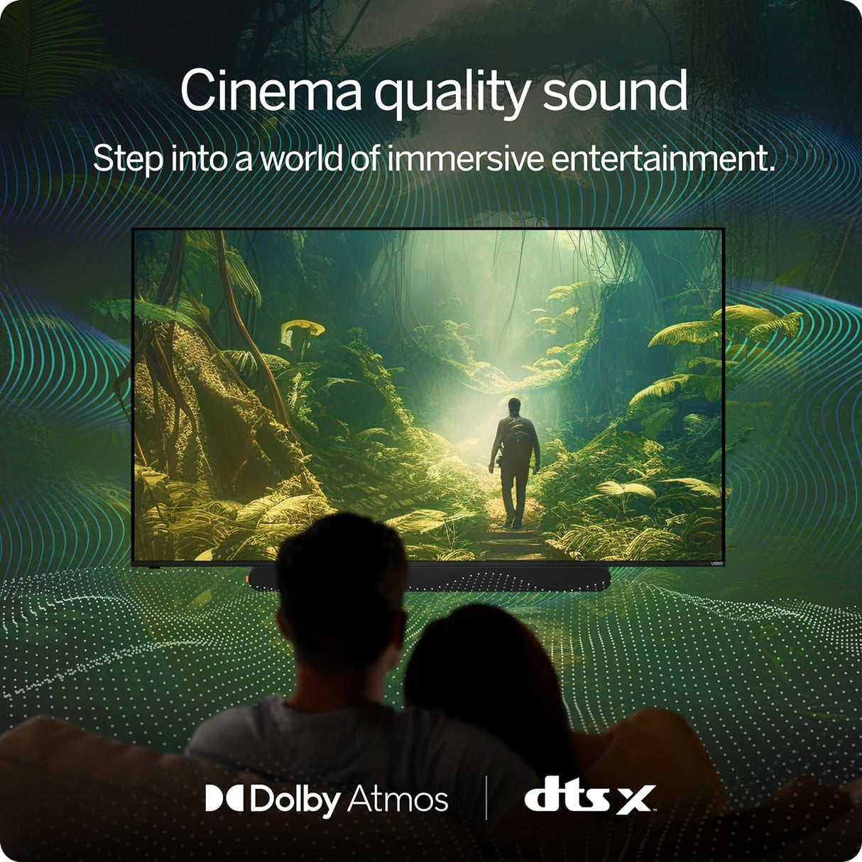 Vizio 5.1 Channel Dolby Atmos 33" Soundbar System - Open Box