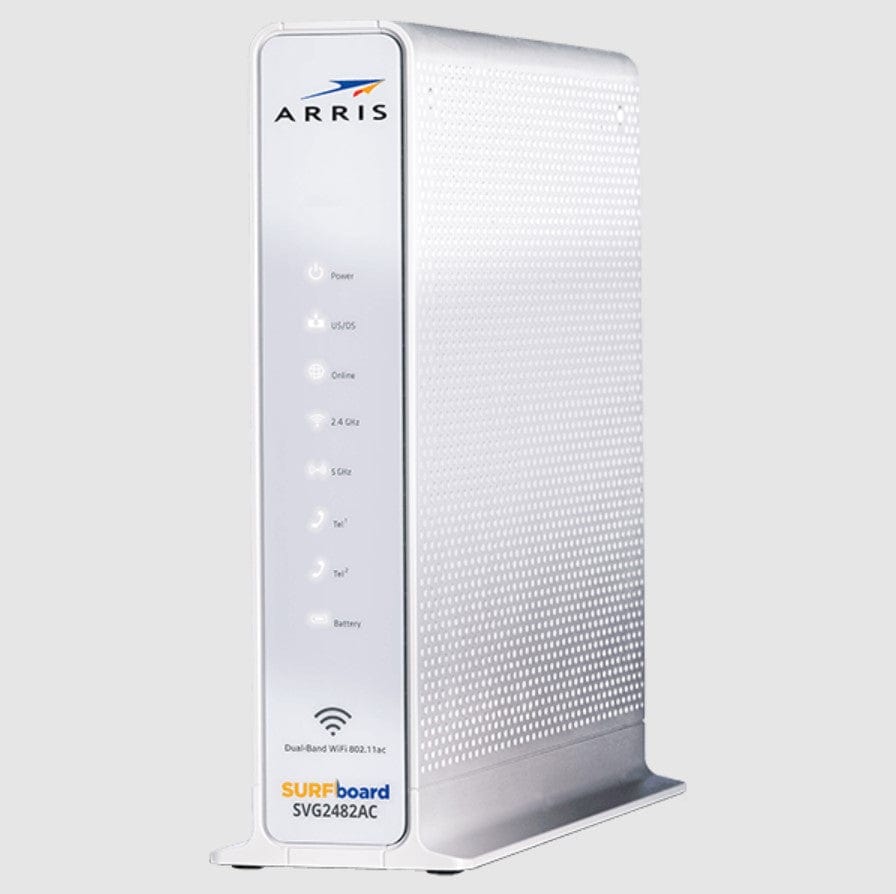 Arris SVG2482AC SURFboard Cable Modem DOCSIS 3.0 AC1750 Dual Band WiFi Router - Certified Refurbished