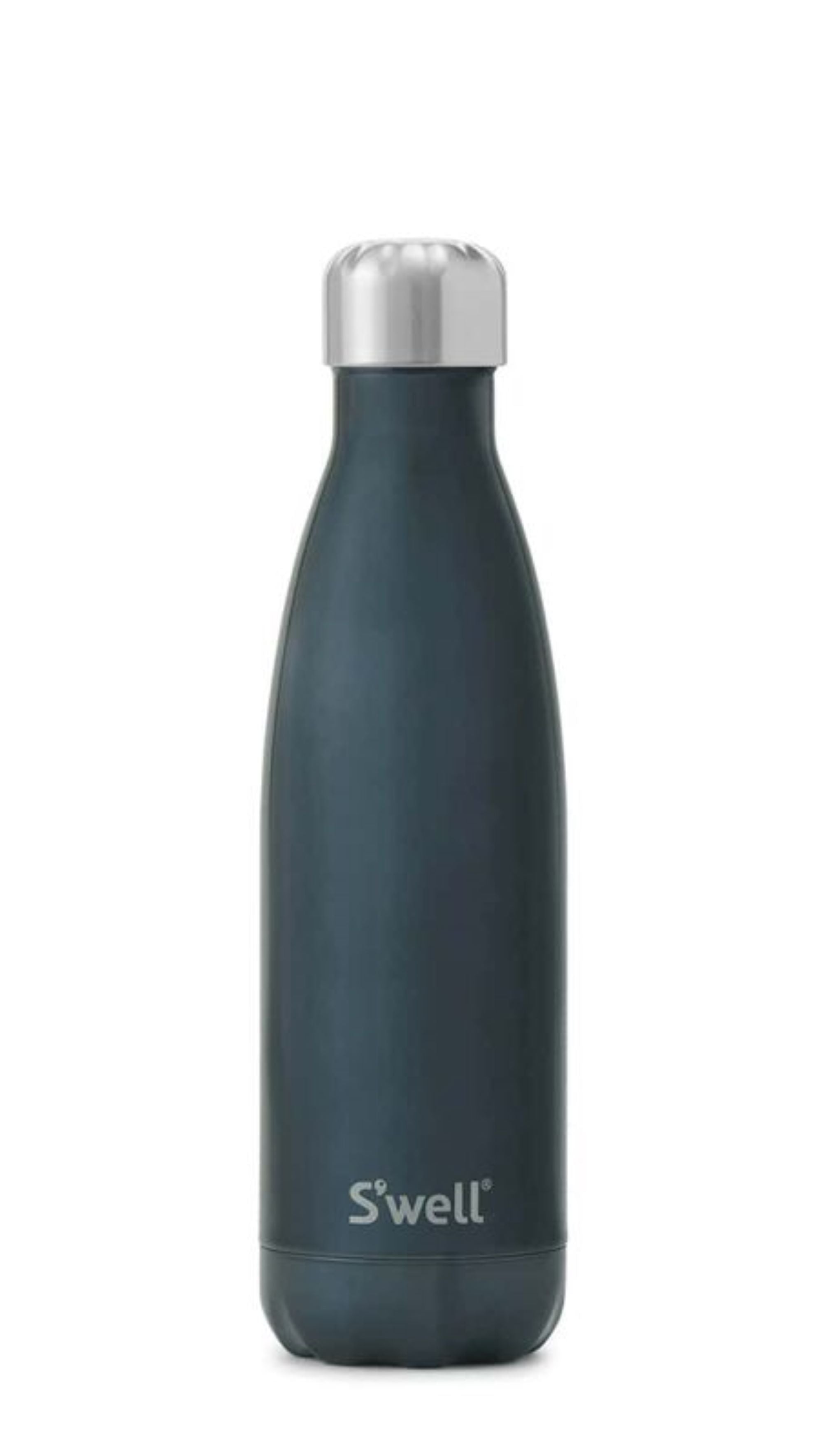 S'well Stainless Steel Water Bottle, Blue Suede, Vacuum Insulated Container, Cold for 36 Hours, Hot for 18, BPA Free