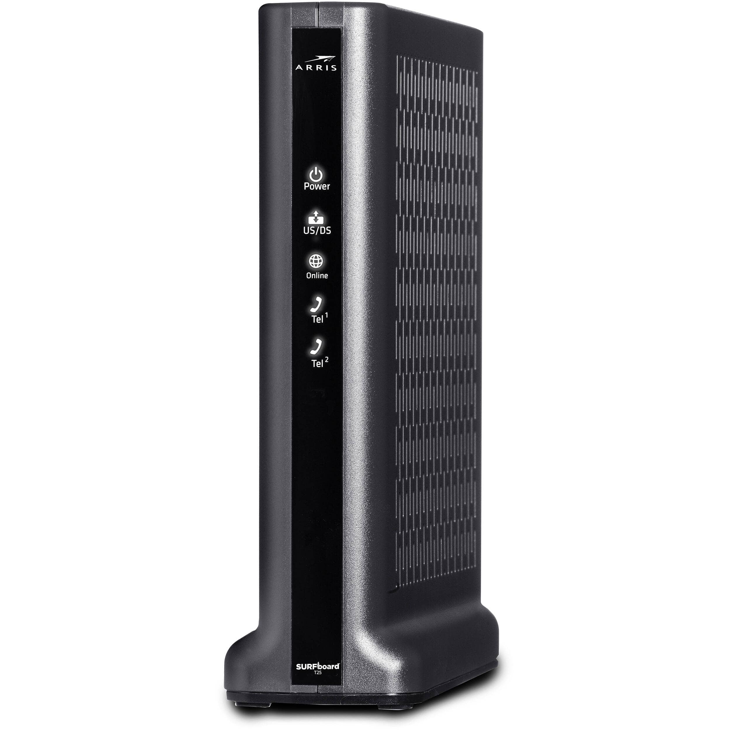Arris T25 SURFboard Cable Modem DOCSIS 3.1 Gigabit Internet & Voice 800 Mbps Max Speed - Certified Refurbished