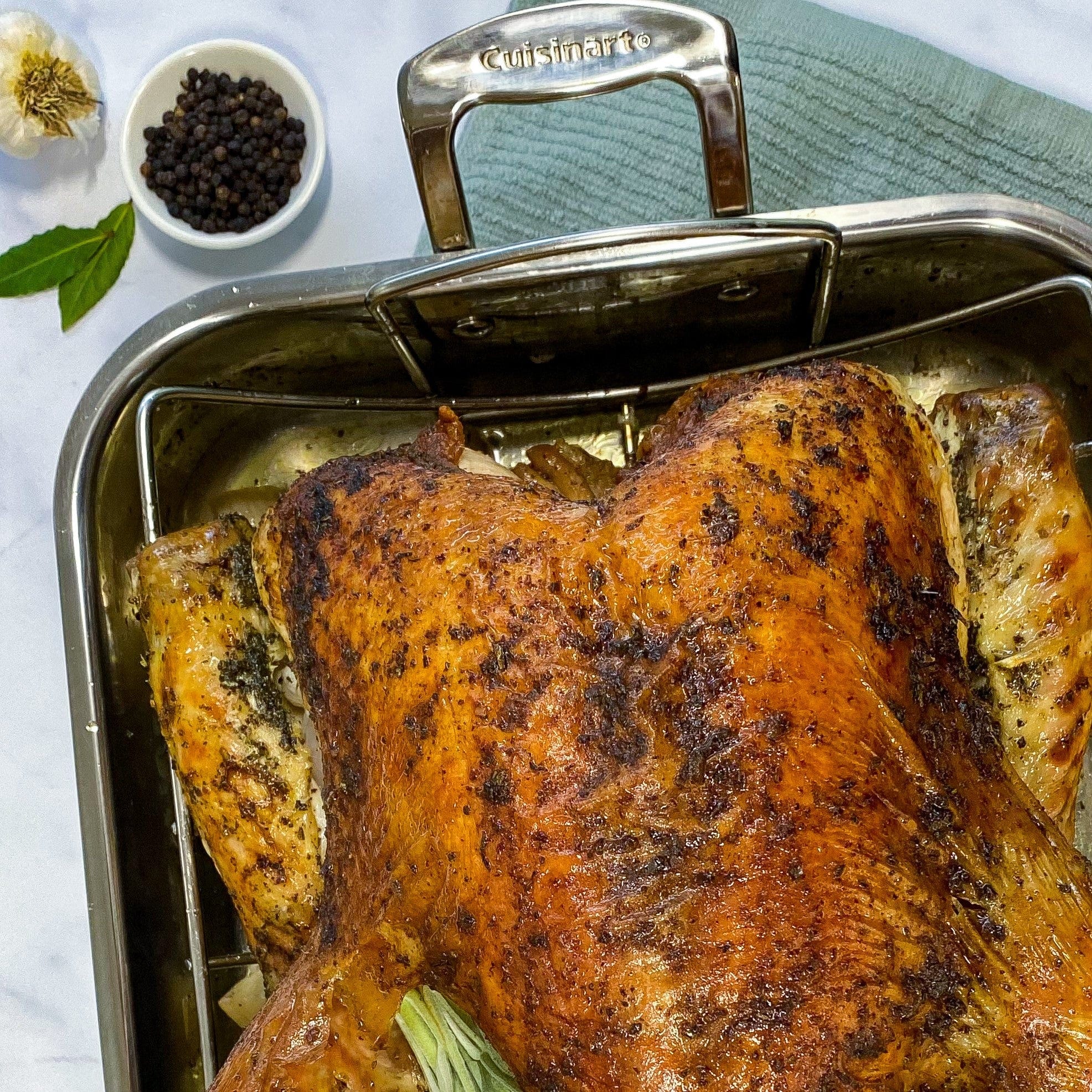 Cuisinart Chef's Classic™ Stainless 16" Roasting Pan with Rack, Silver