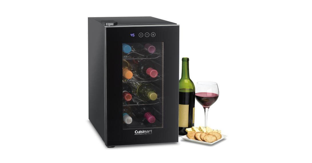 Cuisinart Private Reserve 8-Bottle Wine Cellar, Black