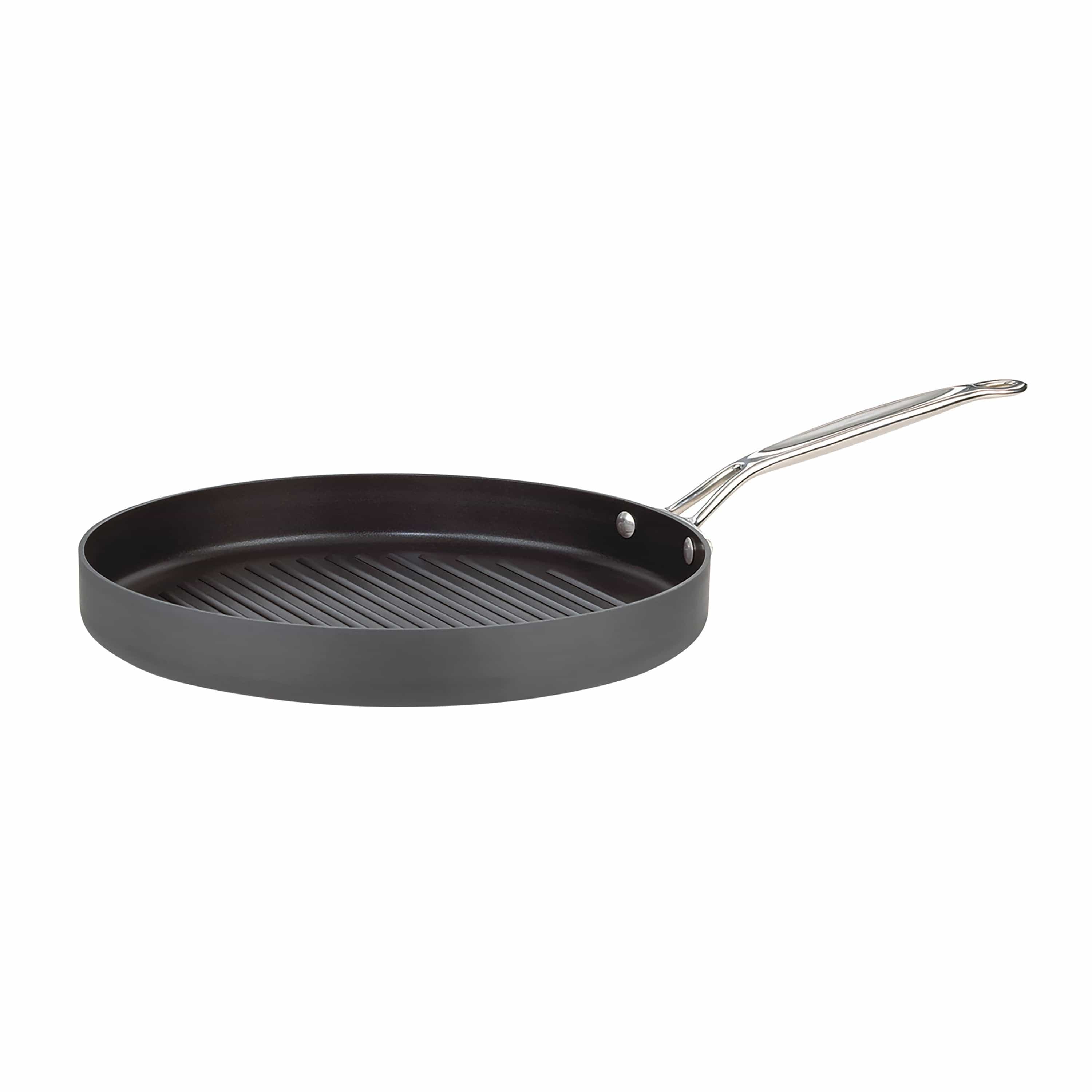 Cuisinart Chef's Classic™ Nonstick Hard Anodized 12" Round Grill Pan, Black