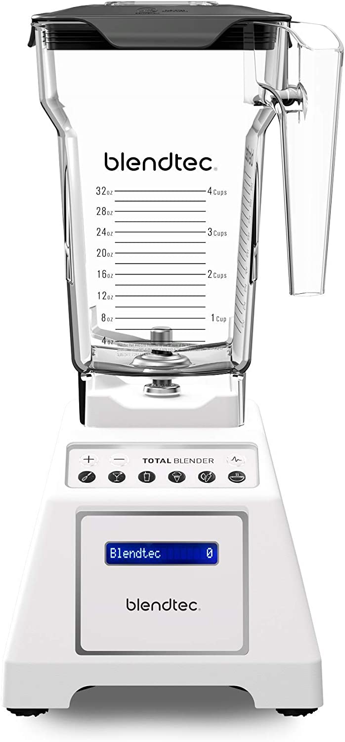 Blendtec Total Classic FourSide Original Blender White - Certified Refurbished