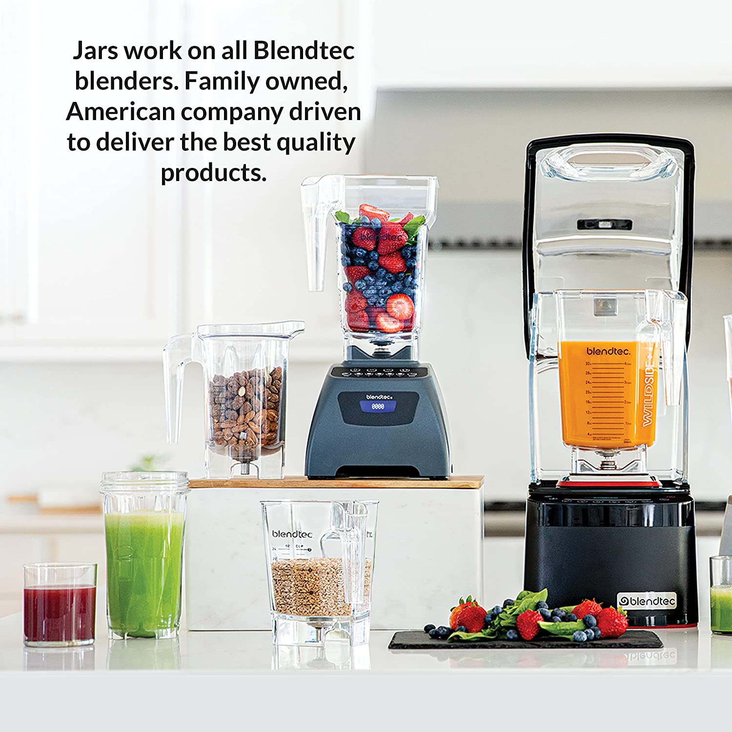 Blendtec Total Classic FourSide Original Blender White - Certified Refurbished