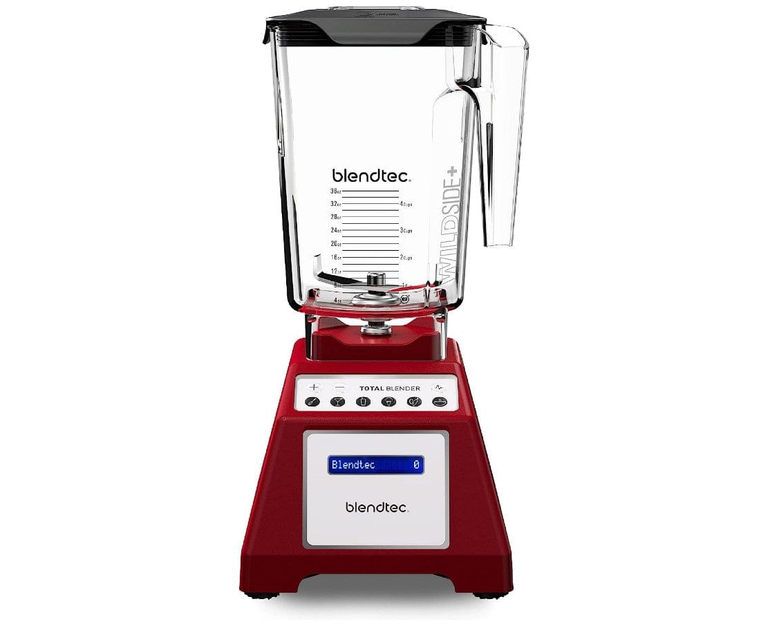 Blendtec Total Blender Classic, WildSide+ Jar, 10 Speeds, Poppy Red