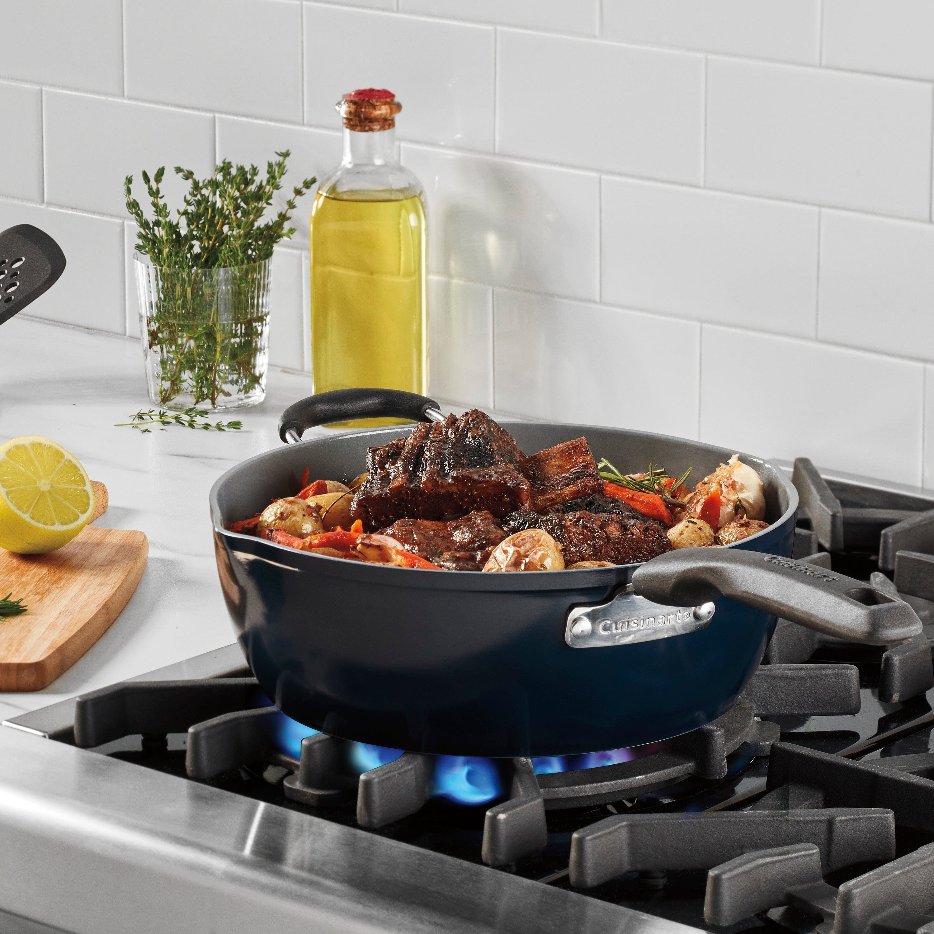 Cuisinart Preferred Pan 4-Pc Set, Nouveau Navy