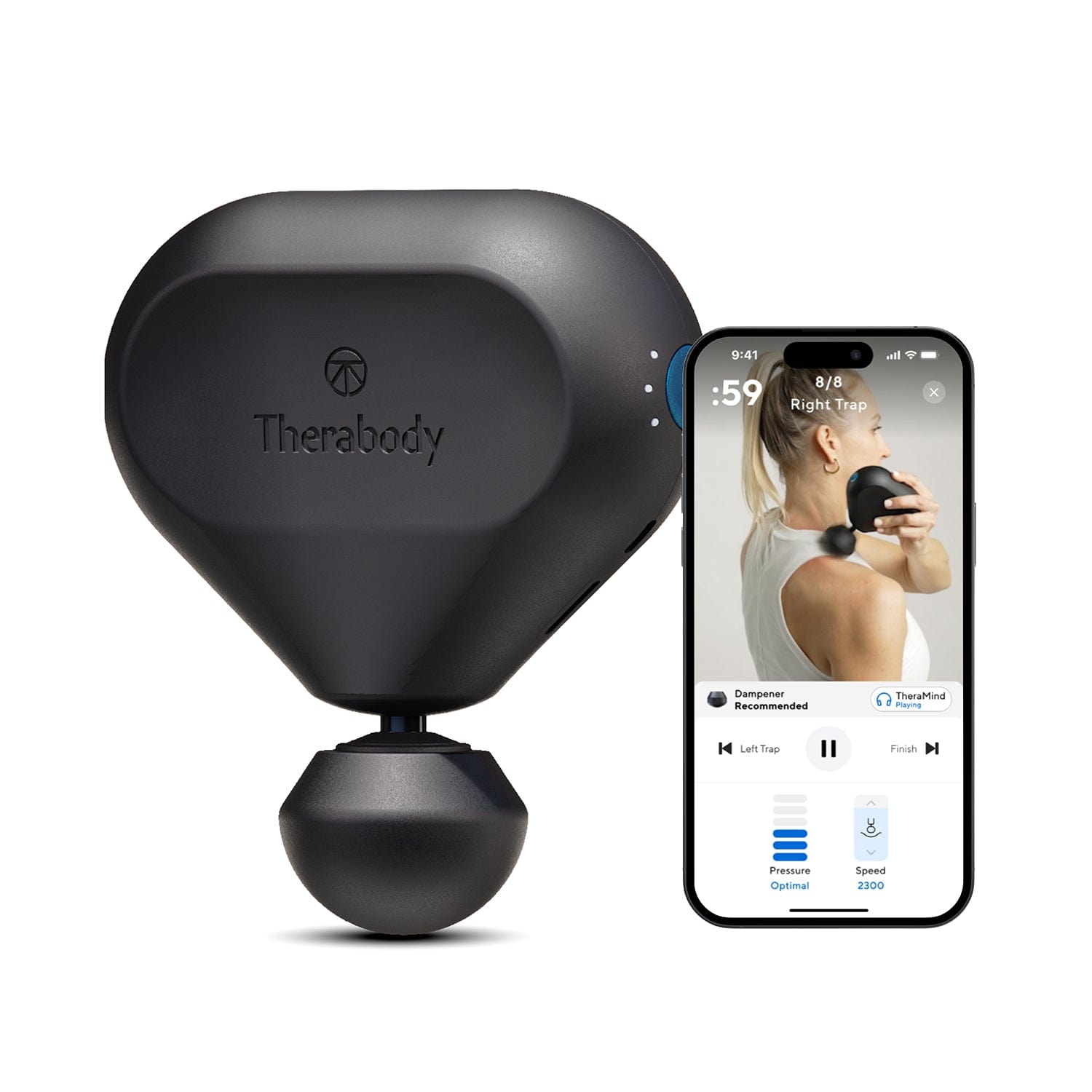 Theragun Mini Lightweight Massage Gun, 2nd Generation, FDA Registered, Black - Certified Refurbished